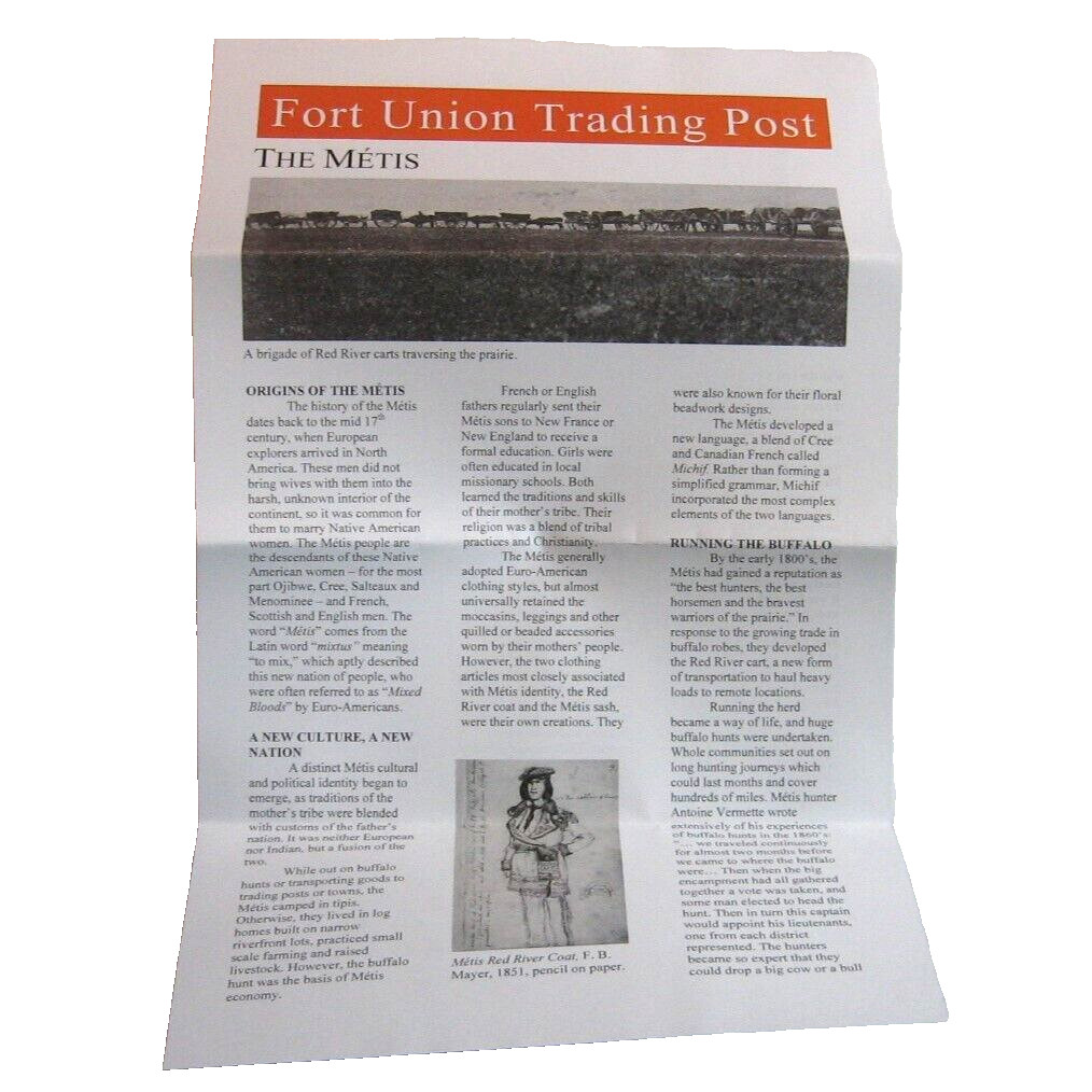 NPS Brochure Fort Union Trading Post National Historic Site People of the Fort