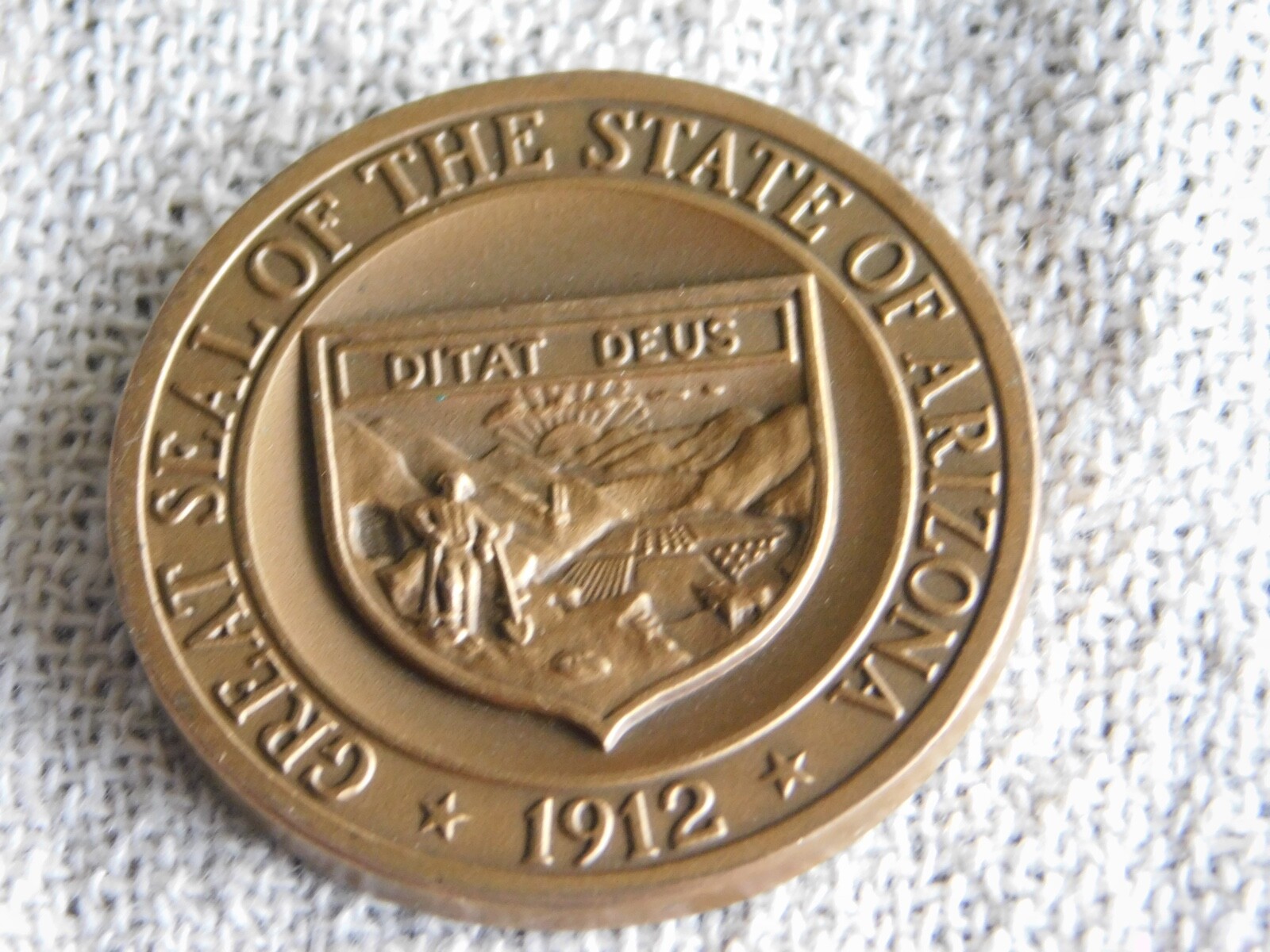 Nice 1969 Great Seal of the State Arizona 50th Anniversary Grand Canyon Medal