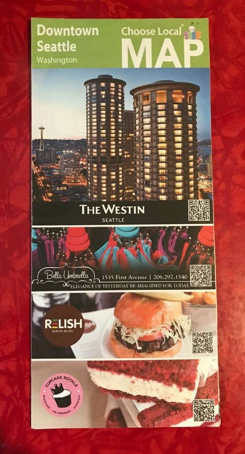 DOWNTOWN SEATTLE WASHINGTON TOUR MAP & GUIDE 2014