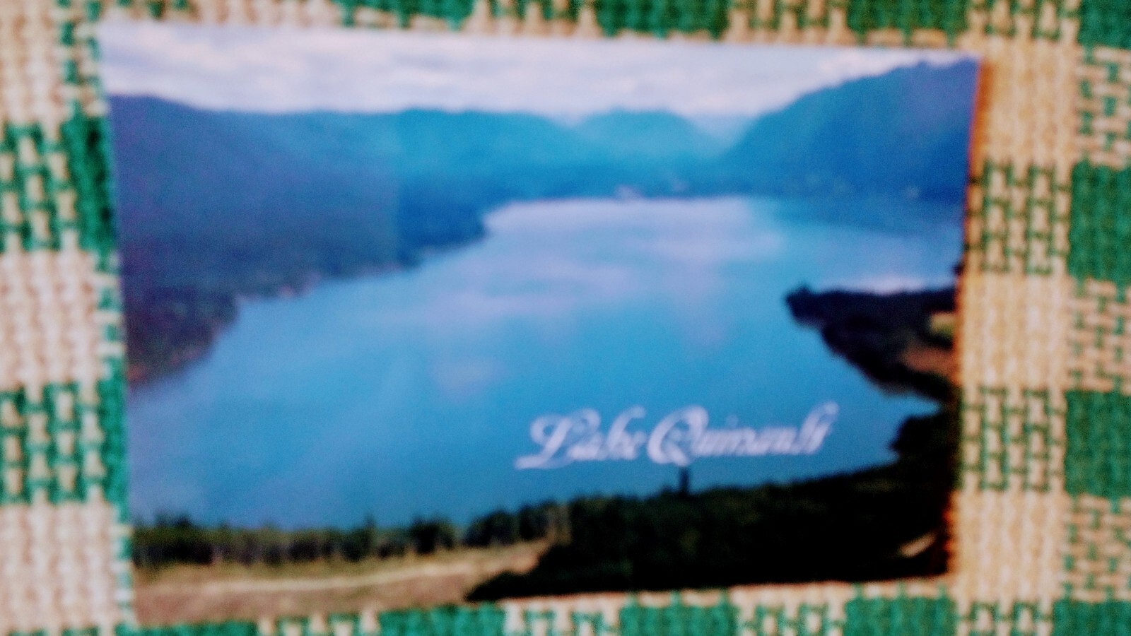 BEAUTIFULCHROME POST CARD LAKE QUINAULT WASHINGTON OLYMPIC NATIONAL PARK