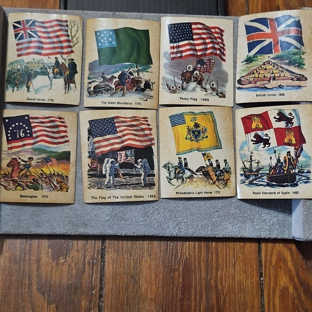 22 Stickers from 1976 National Flag Foundation & Deck Flags of Civil War