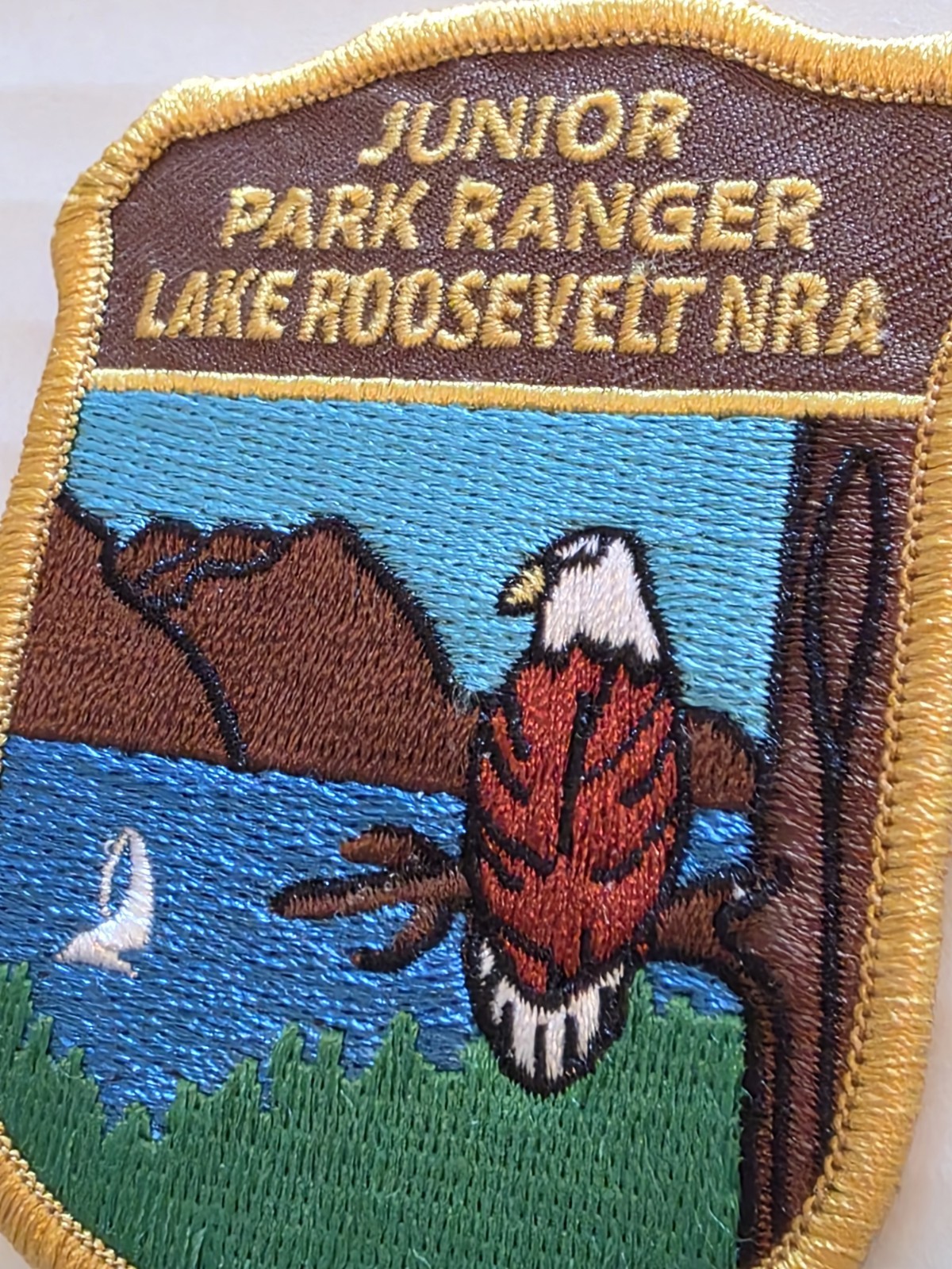 Junior Ranger Lake Roosevelt NPS Patch National Park