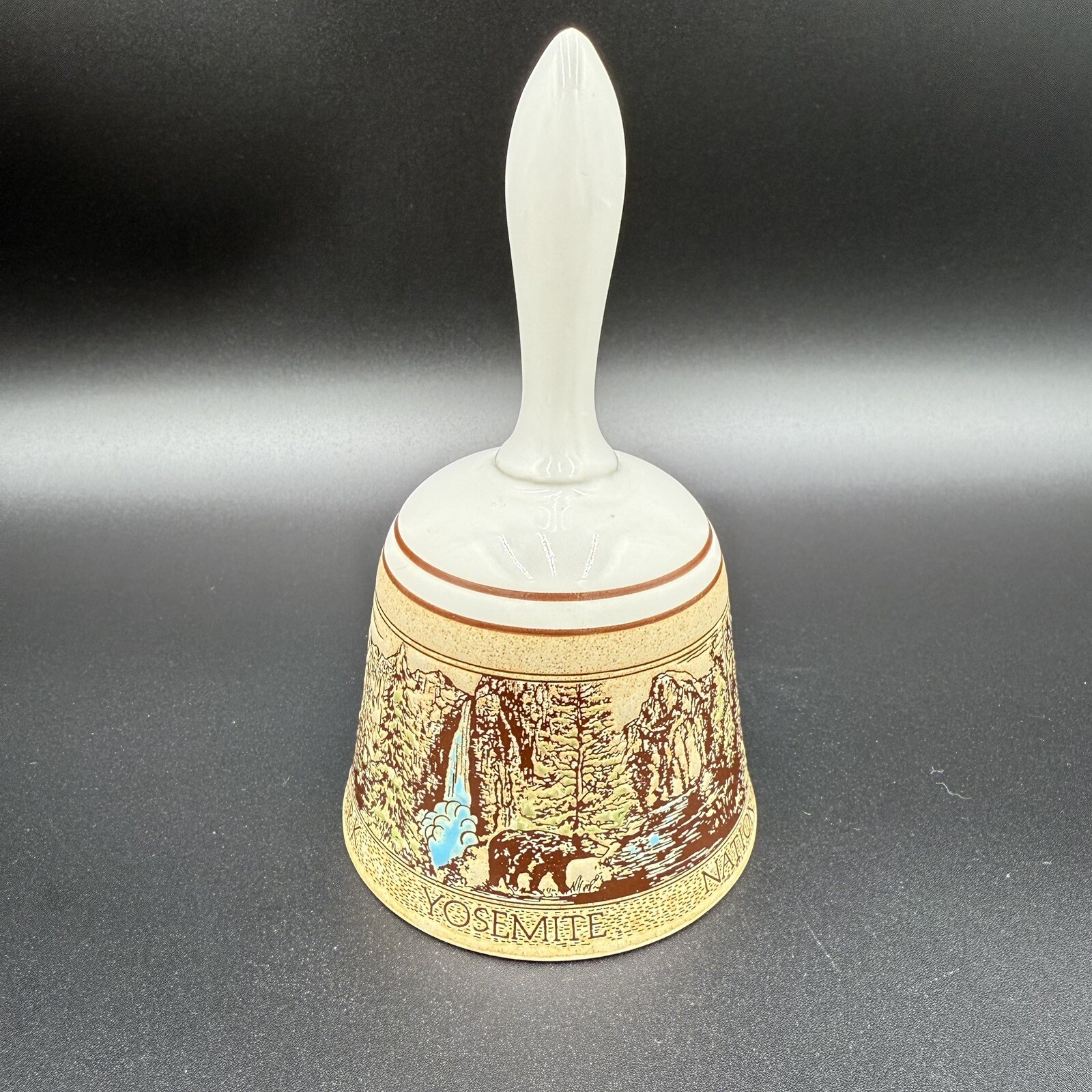 Vintage Yosemite National Park Ceramic Bell Souvenir Travel Collectible