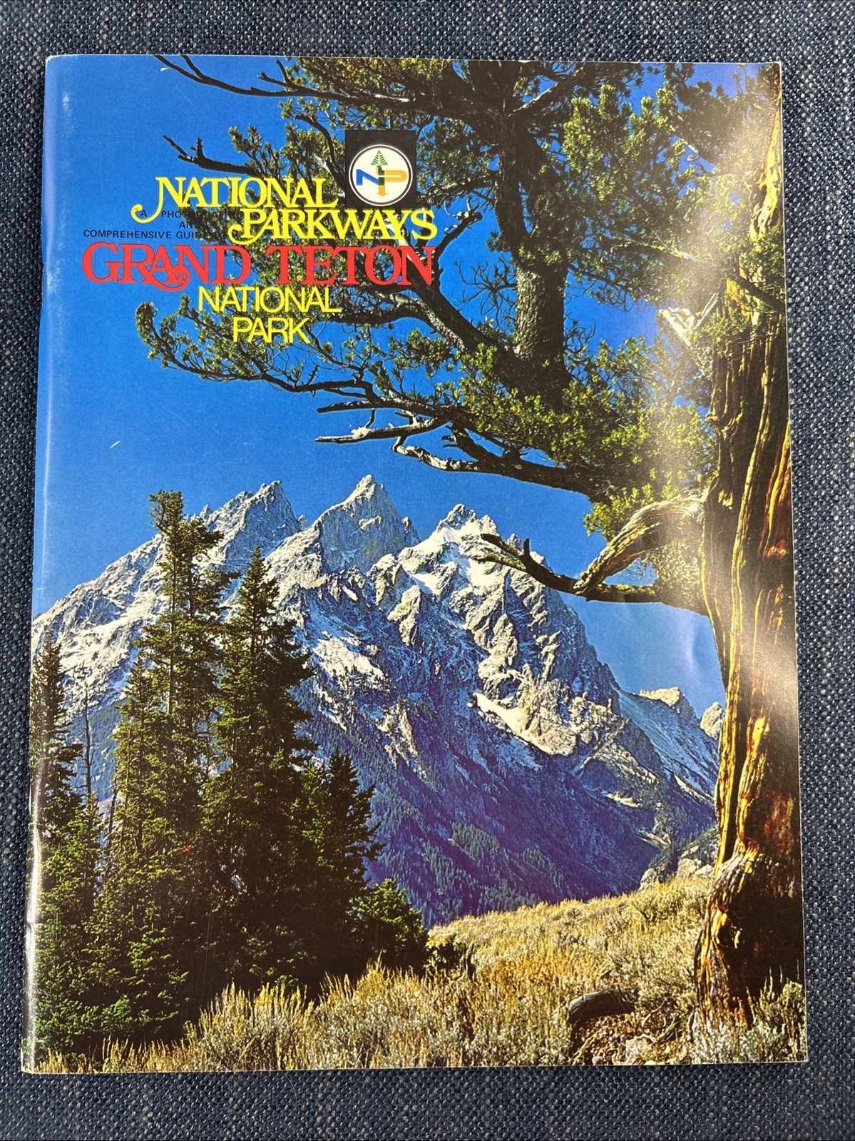 National Parkways Grand Teton Park Magazine 1976 Vintage Travel Book Souvenir WY