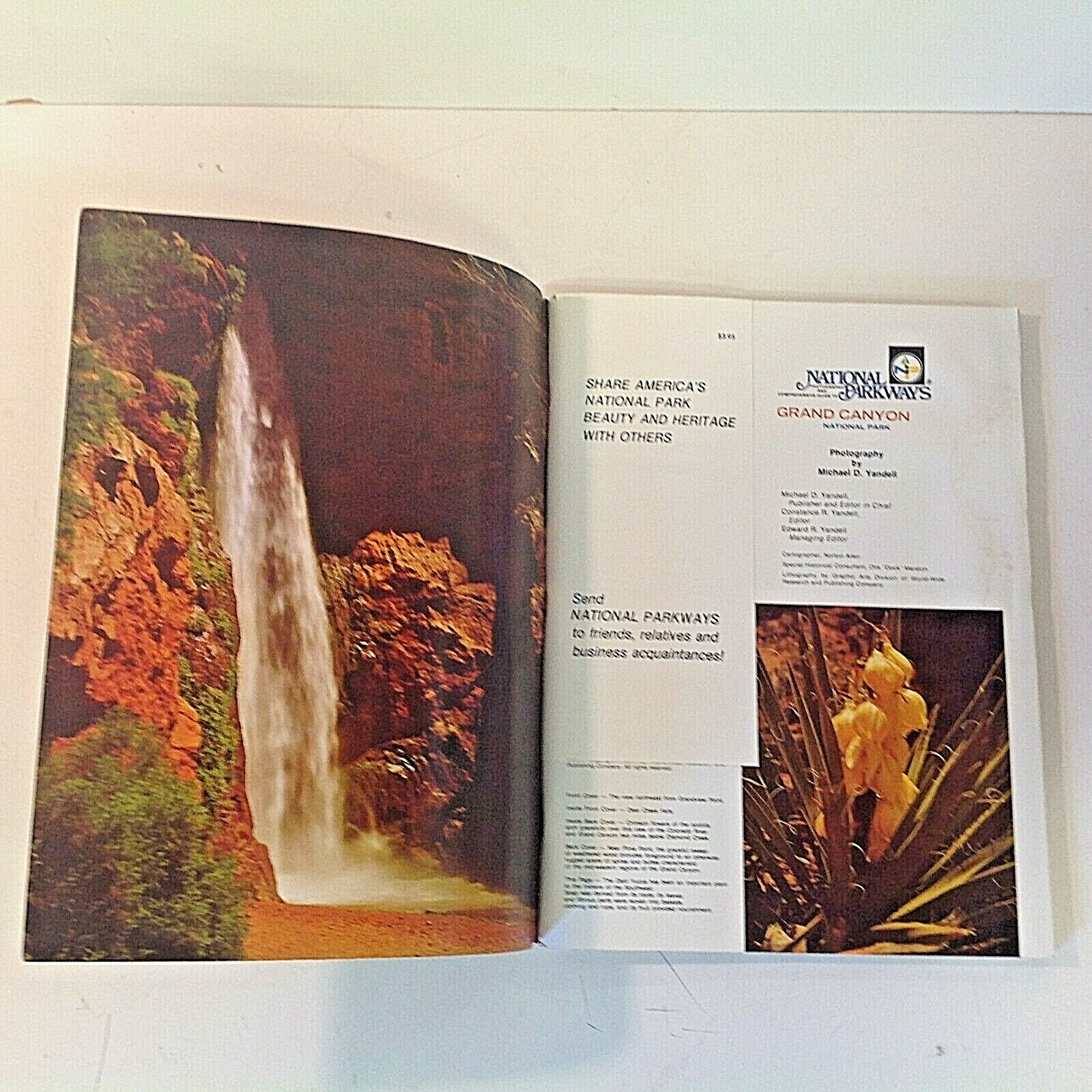 Vintage 1977 Color National Parkways Photo Guide to Grand Canyon National Park