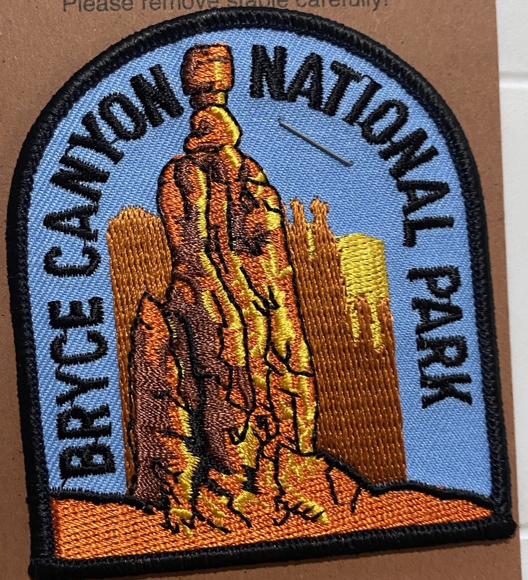 NIP Bryce Canyon National Park Natural History Association Souvenir Patch Badge