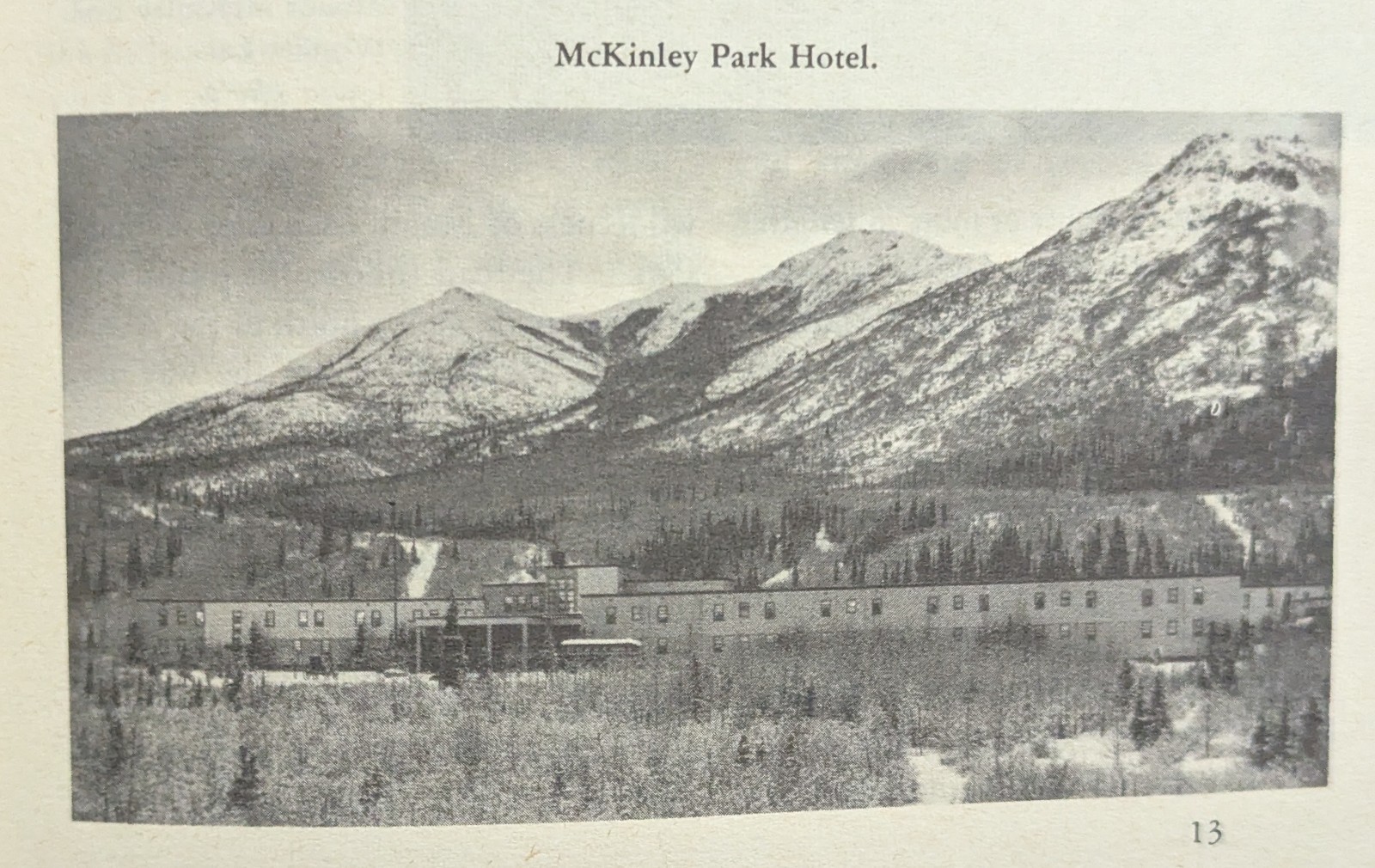 *VINTAGE 1958 MOUNT McKINLEY NATIONAL PARK ALASKA SOUVENIR ADVERTISING BOOKLET*