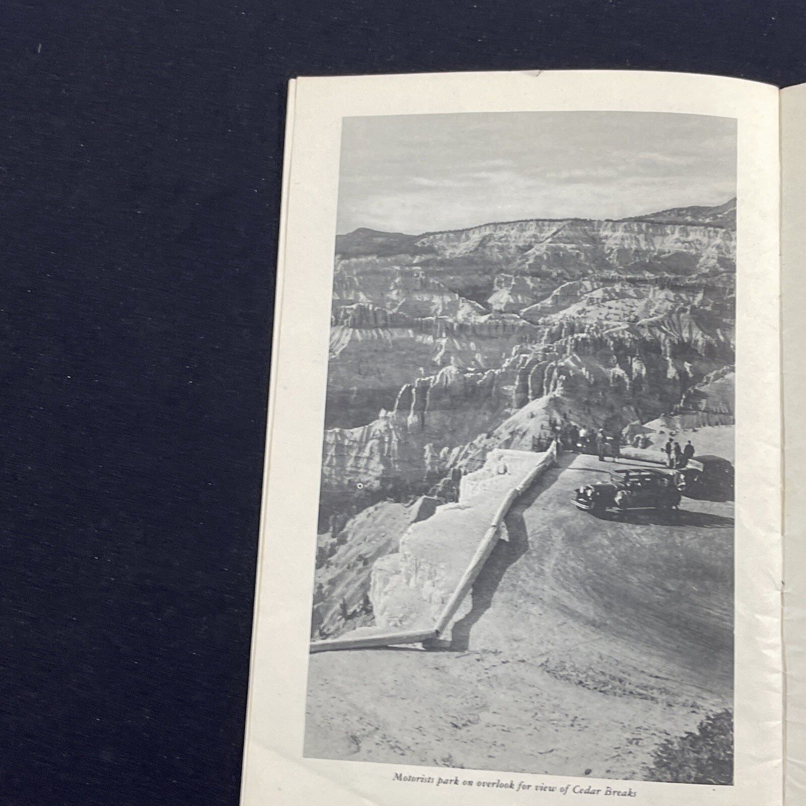 Vtg 1954 Bryce Canyon National Park Brochure Cedar Breaks Pamphlet Map Bookle