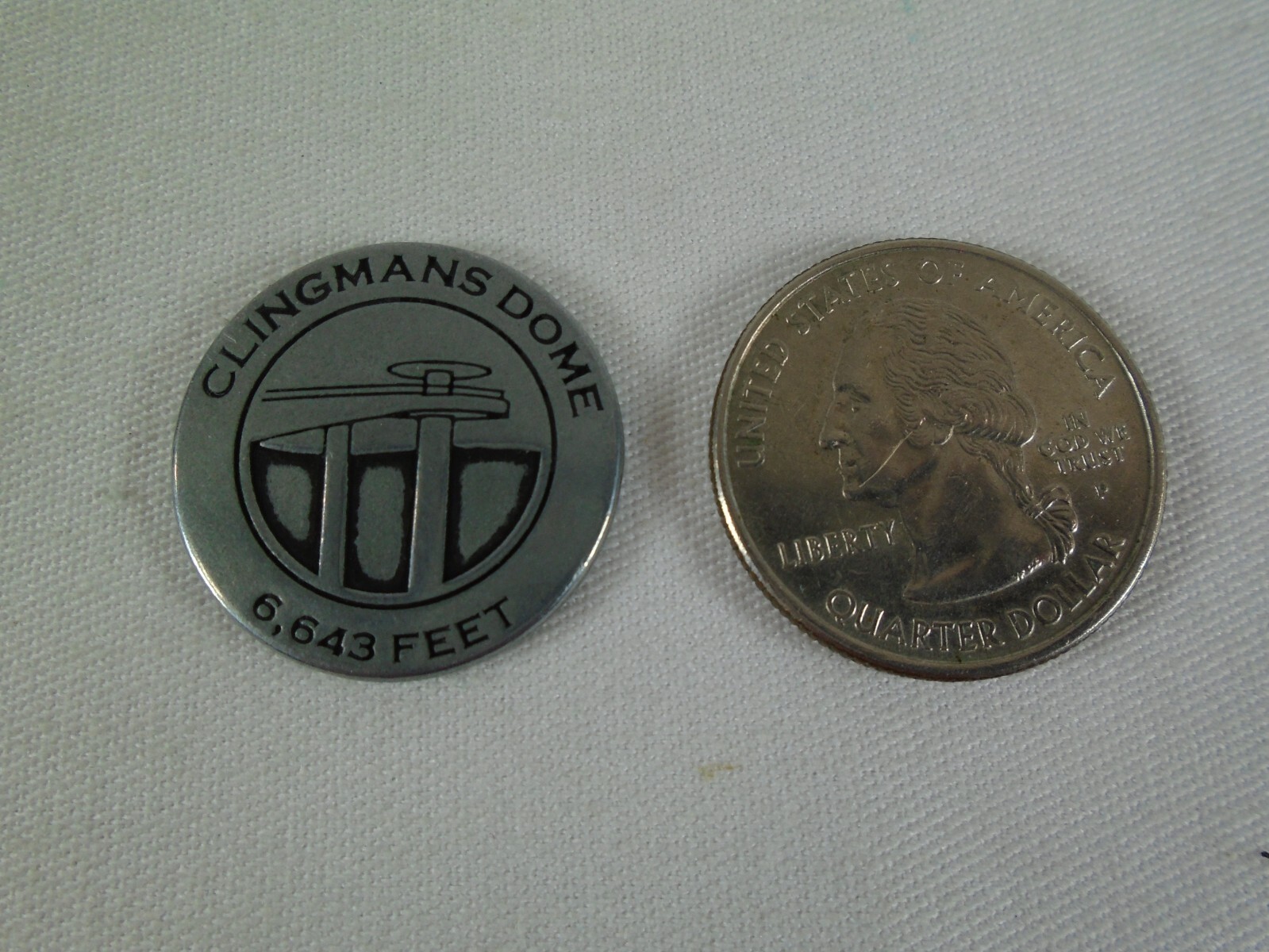 Clingmans Dome Great Smoky Mountains National Park Souvenir Token Collector Coin
