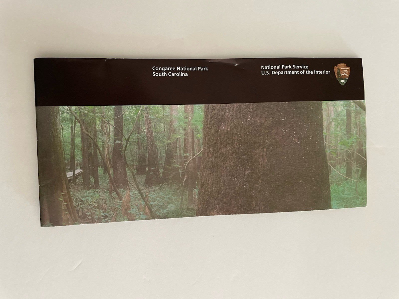 Congaree National Park Brochure Map South Carolina