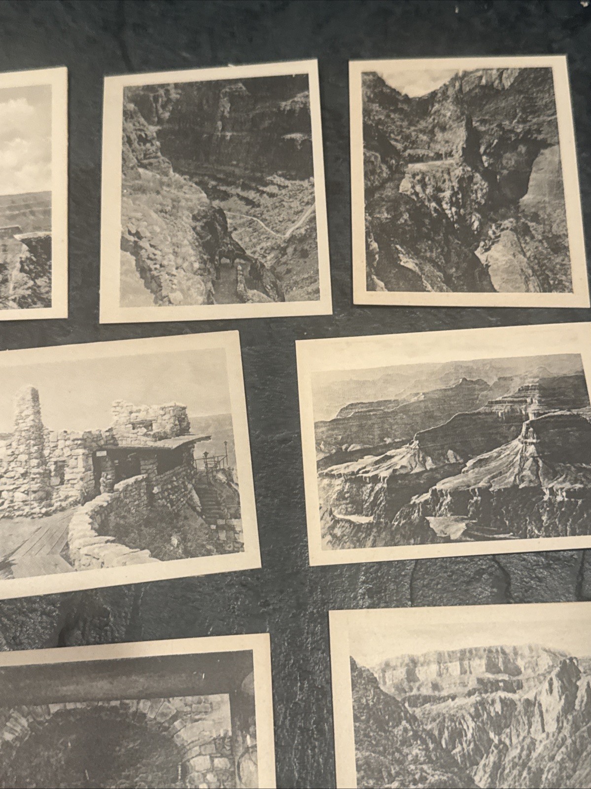 c1920 21 Miniature Photographs Grand Canyon National Park By Fred Harvey Navajo