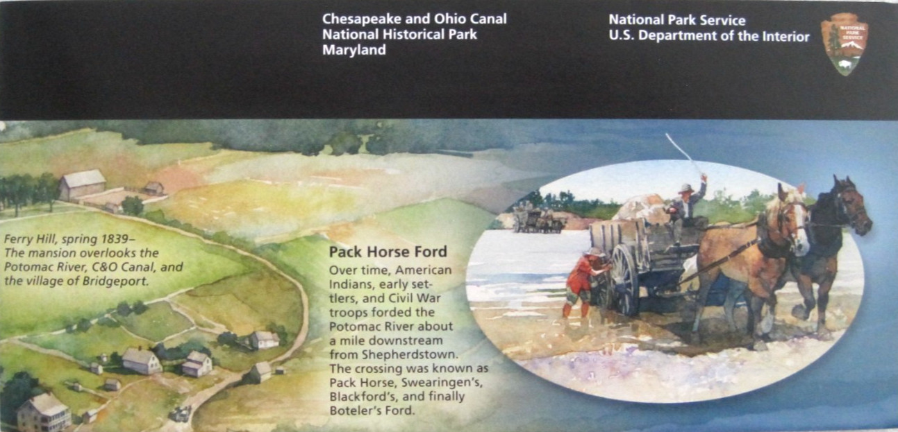 Ferry Hill C&O Canal Historical Park National Park Service Unigrid Brochure