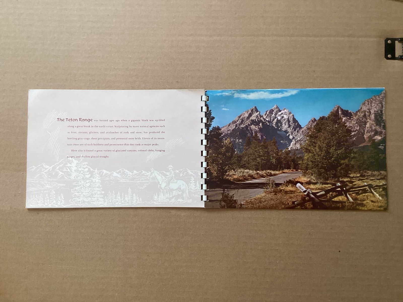 Grand Teton National Park & Jackson Hole Country Photo Booklet. Vintage 1967