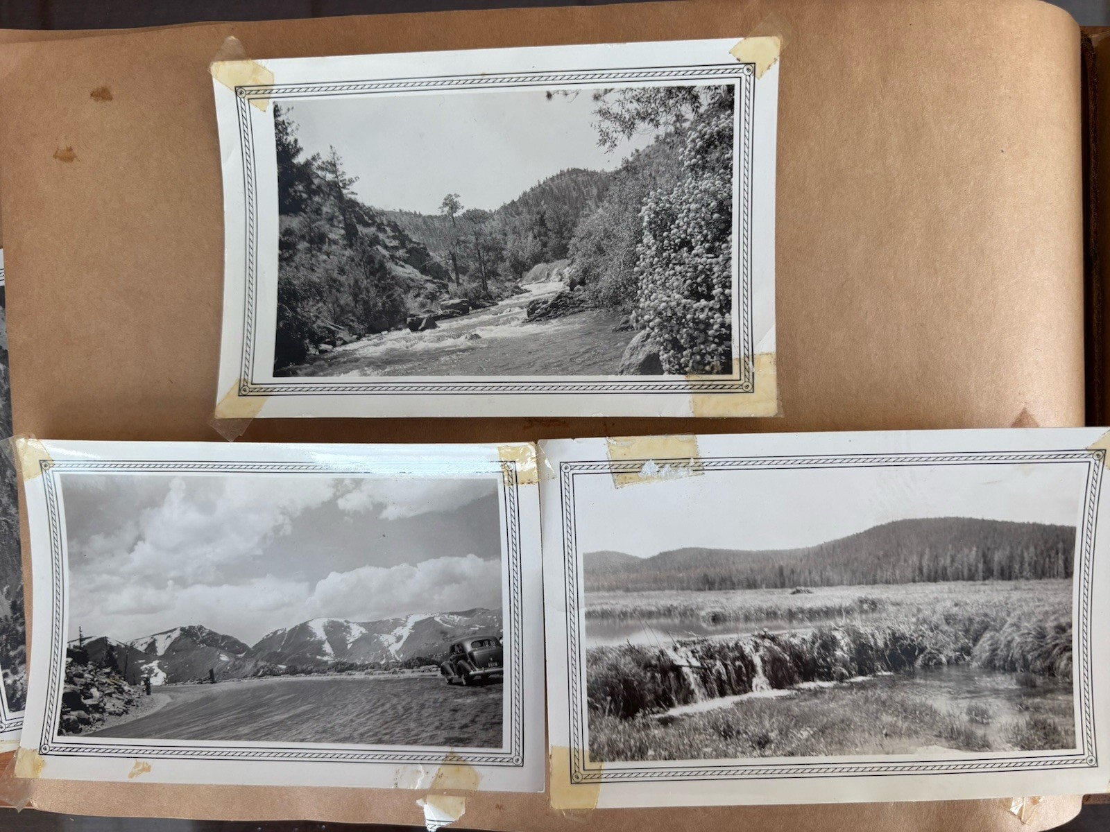 “My Western Trip” National Park 1940 Travel Journal with Postcards & Photos