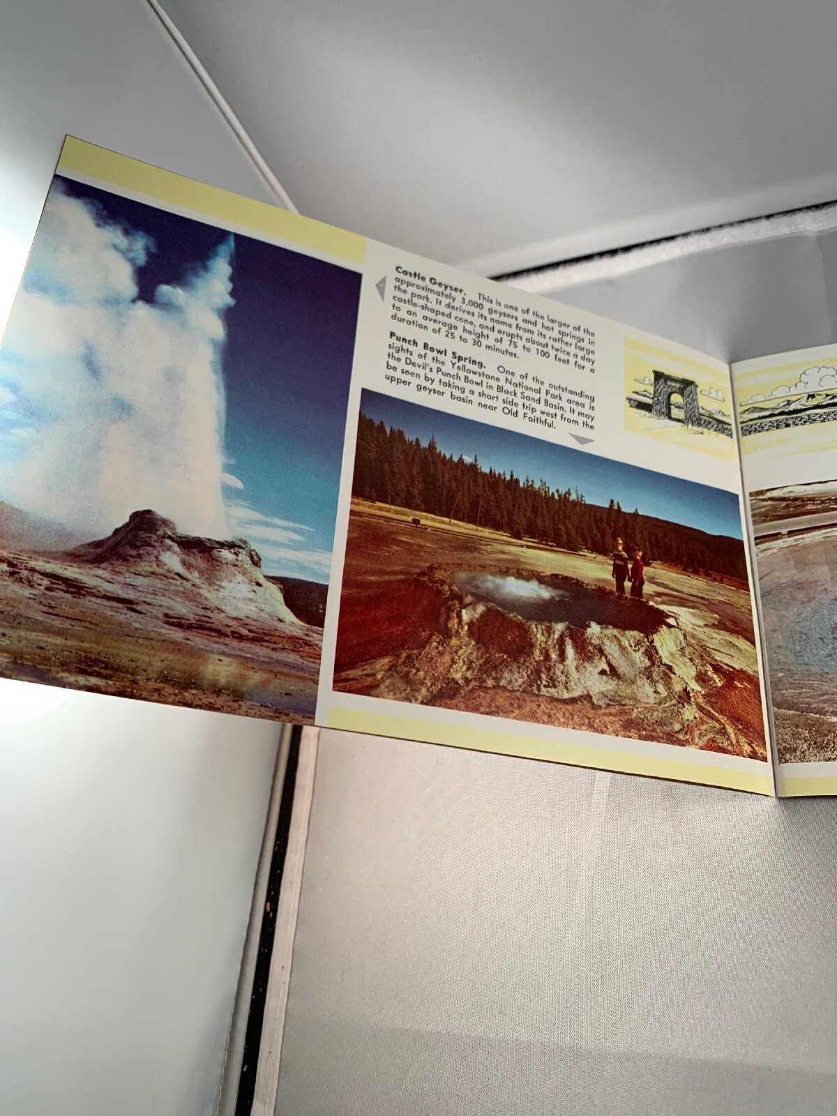 1968 Yellowstone Grand Teton National Park Color Brochure