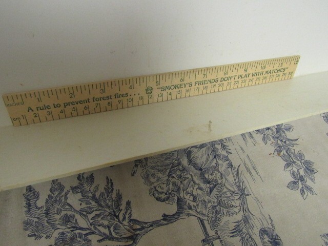 Vtg. Promotiona USFS “A Rule to Prevent Forest Fires/Smokey’s Friends…” Ruler