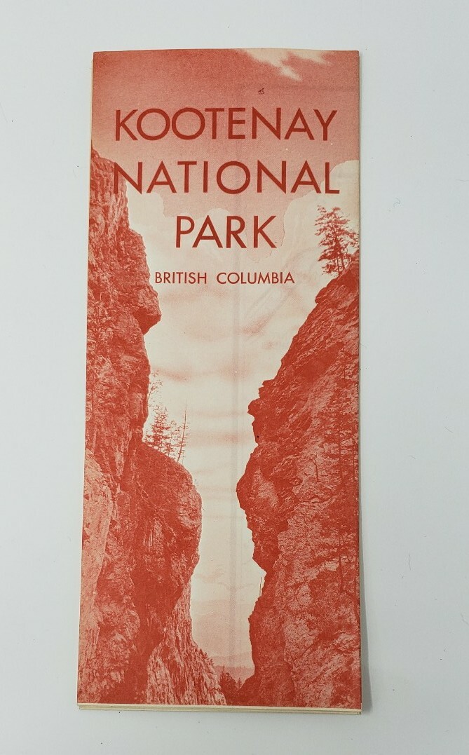 1967 Kootenay National Park Vintage Brochure – British Columbia Canada
