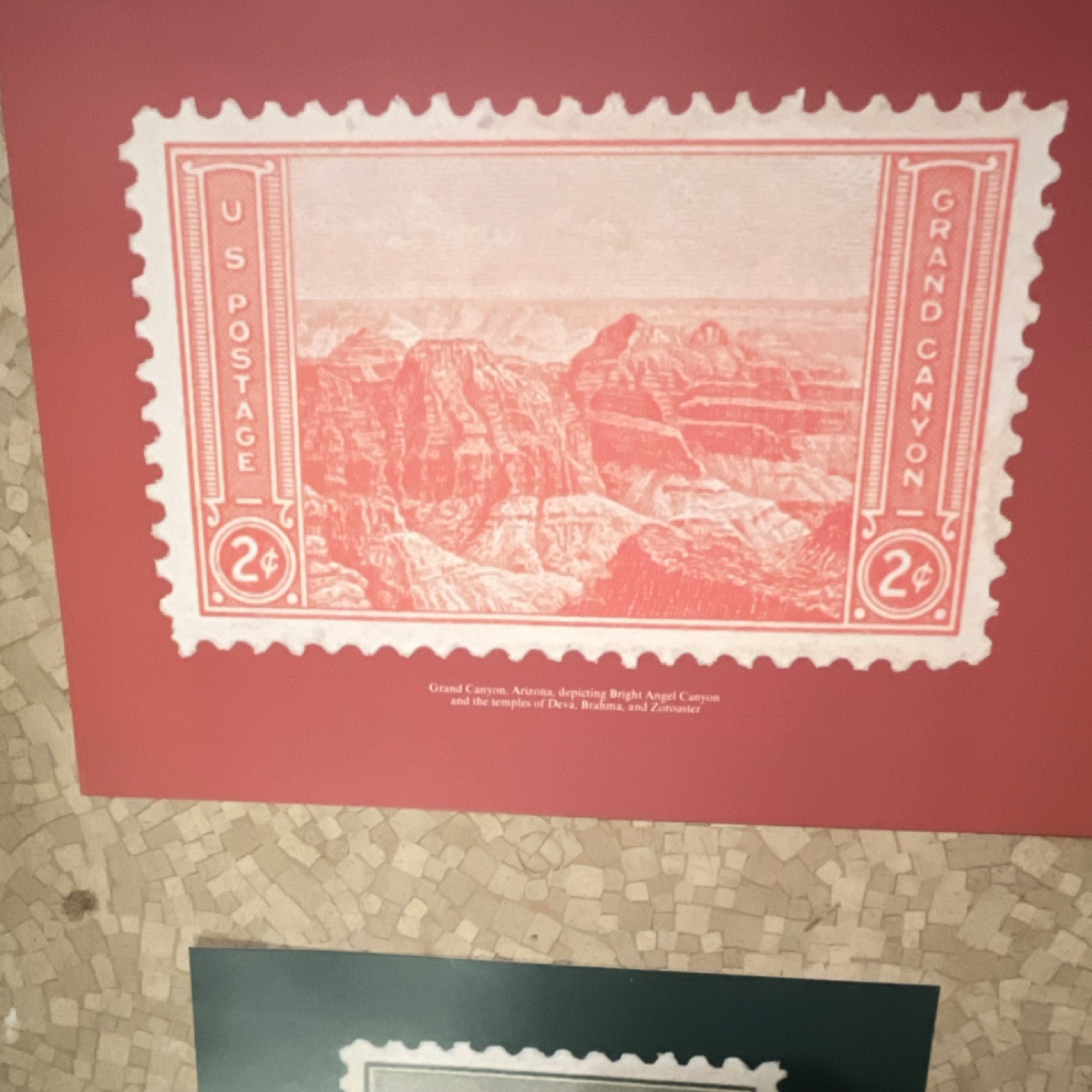 Set of 4 National Park Stamp Prints – Grand Canyon, Yosemite, Zion & Smoky Moun…