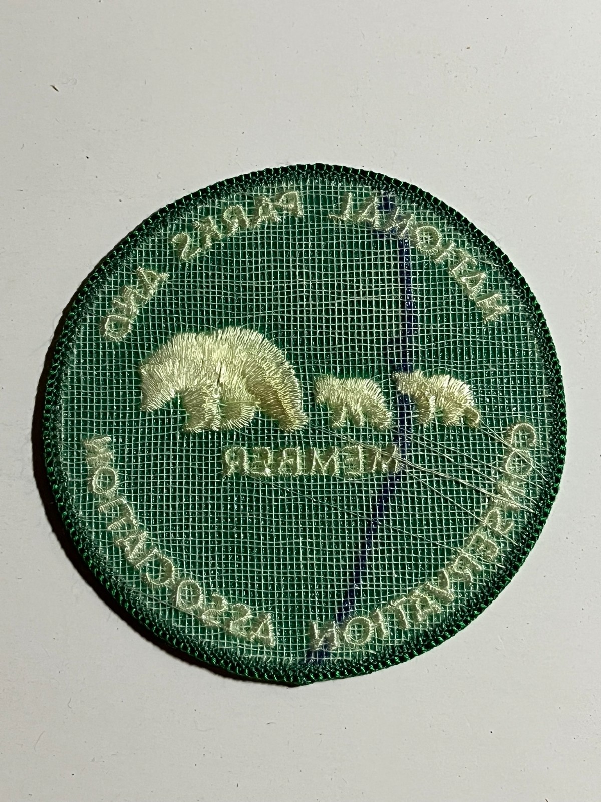 RARE Vintage 1970s National Parks & Conservation Association Member Patch 3.25″