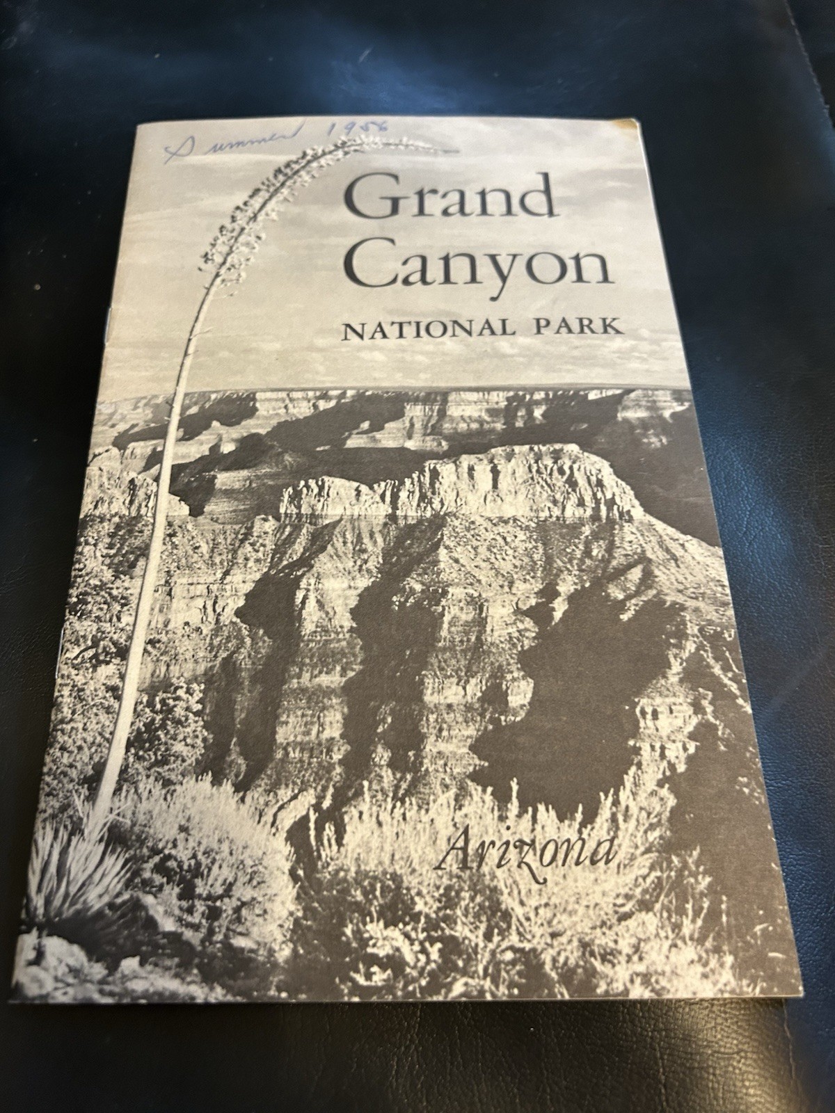 1956 Grand Canyon National Park Dept Of Interior 16 Pg Booklet