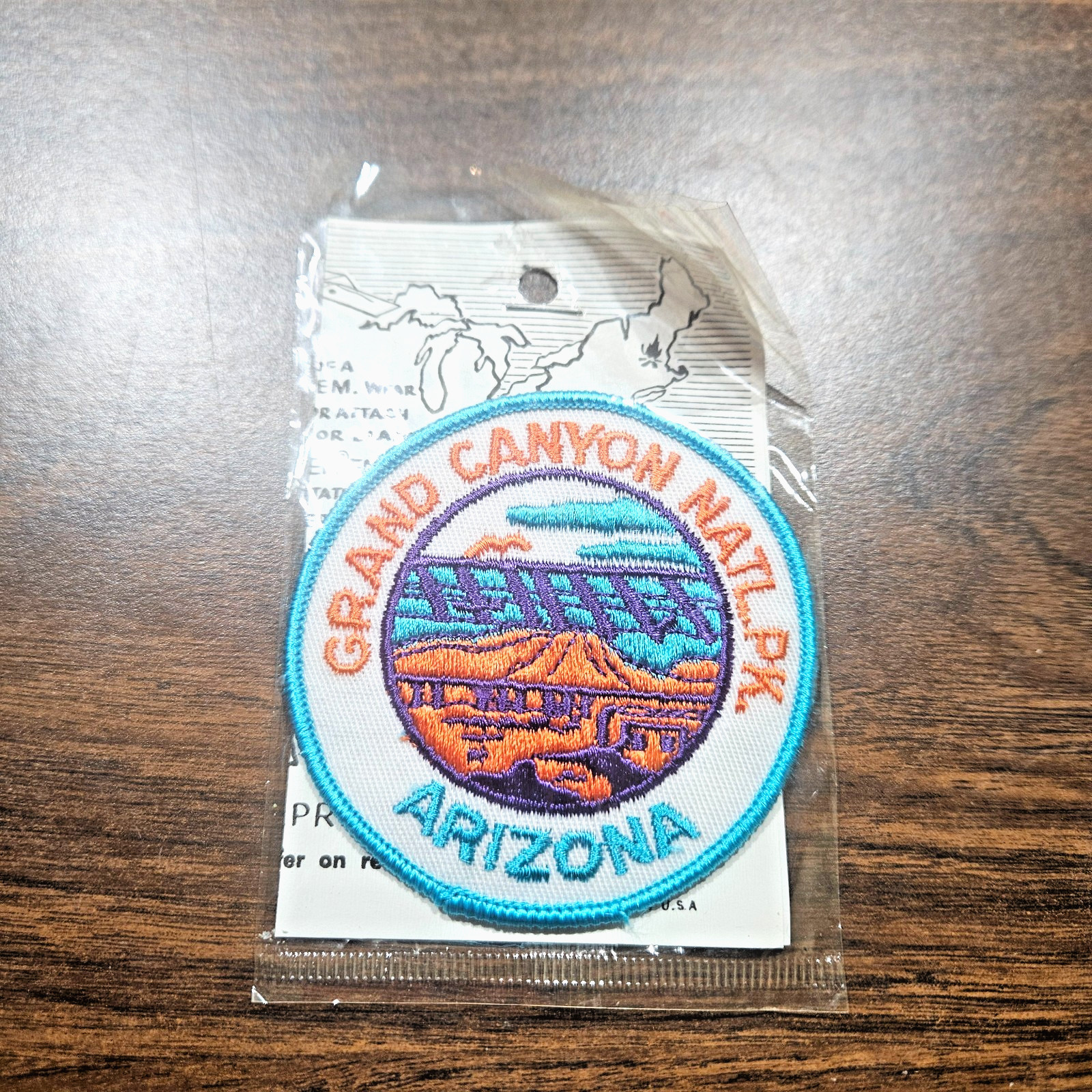 SEALED Vintage Grand Canyon National Park Arizona Sew on Patch