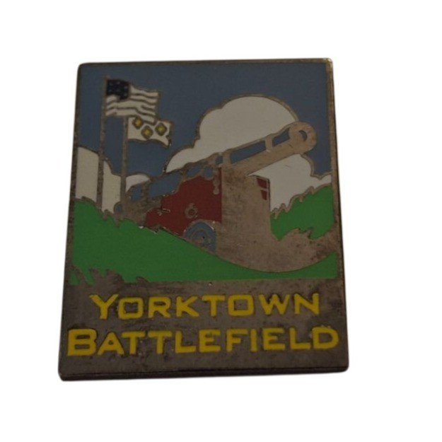 Yorktown Battlefield National Historical Park Enamel Lapel Pin Virginia Cannon