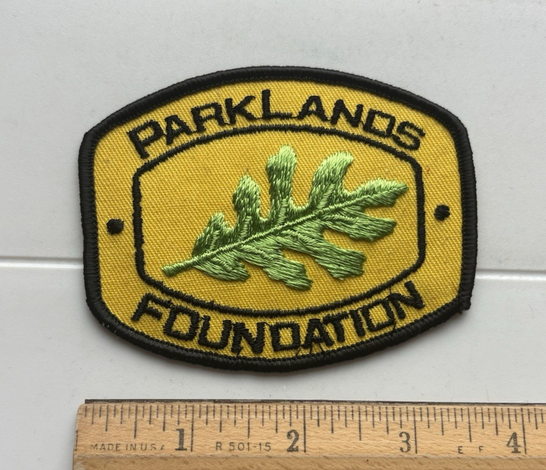 Vintage ParkLands Foundation Illinois Outdoors Conservation Sew-on Patch Badge