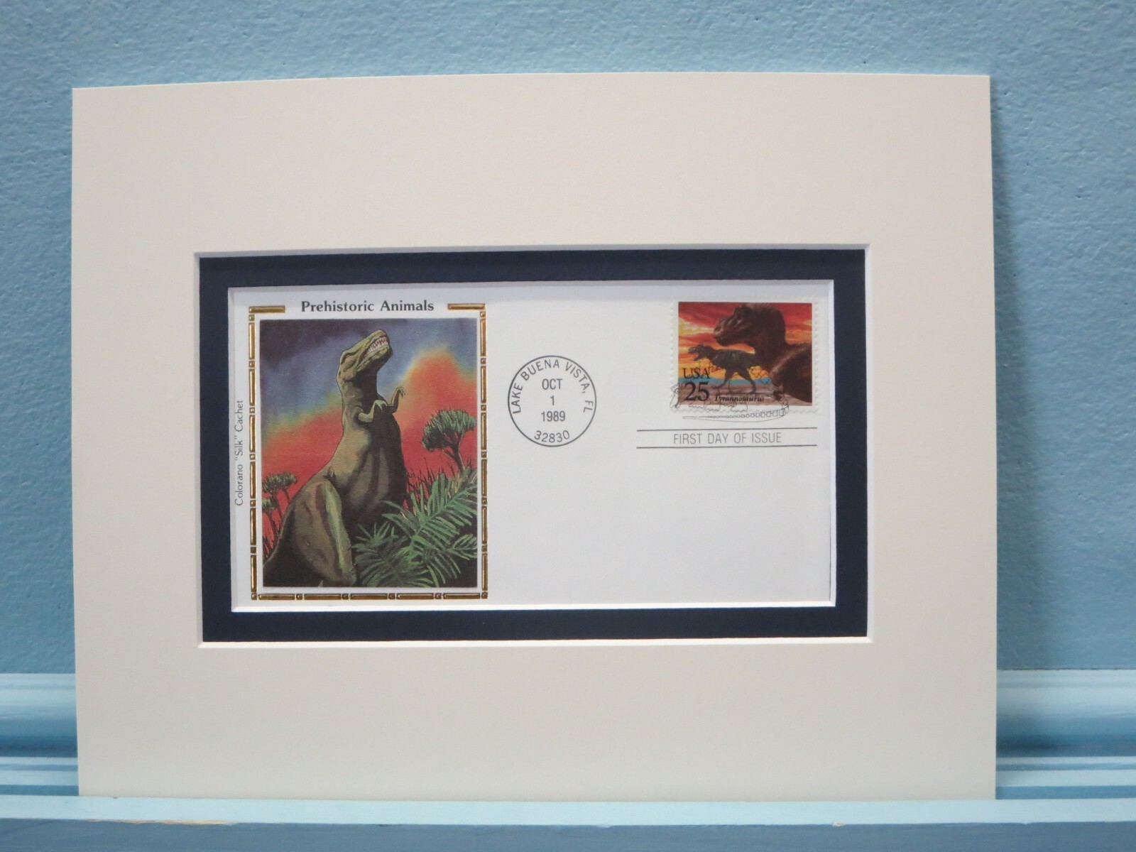 Prehistoric Animals – & First Day Cover of theTyrannosaurus Rex stamp