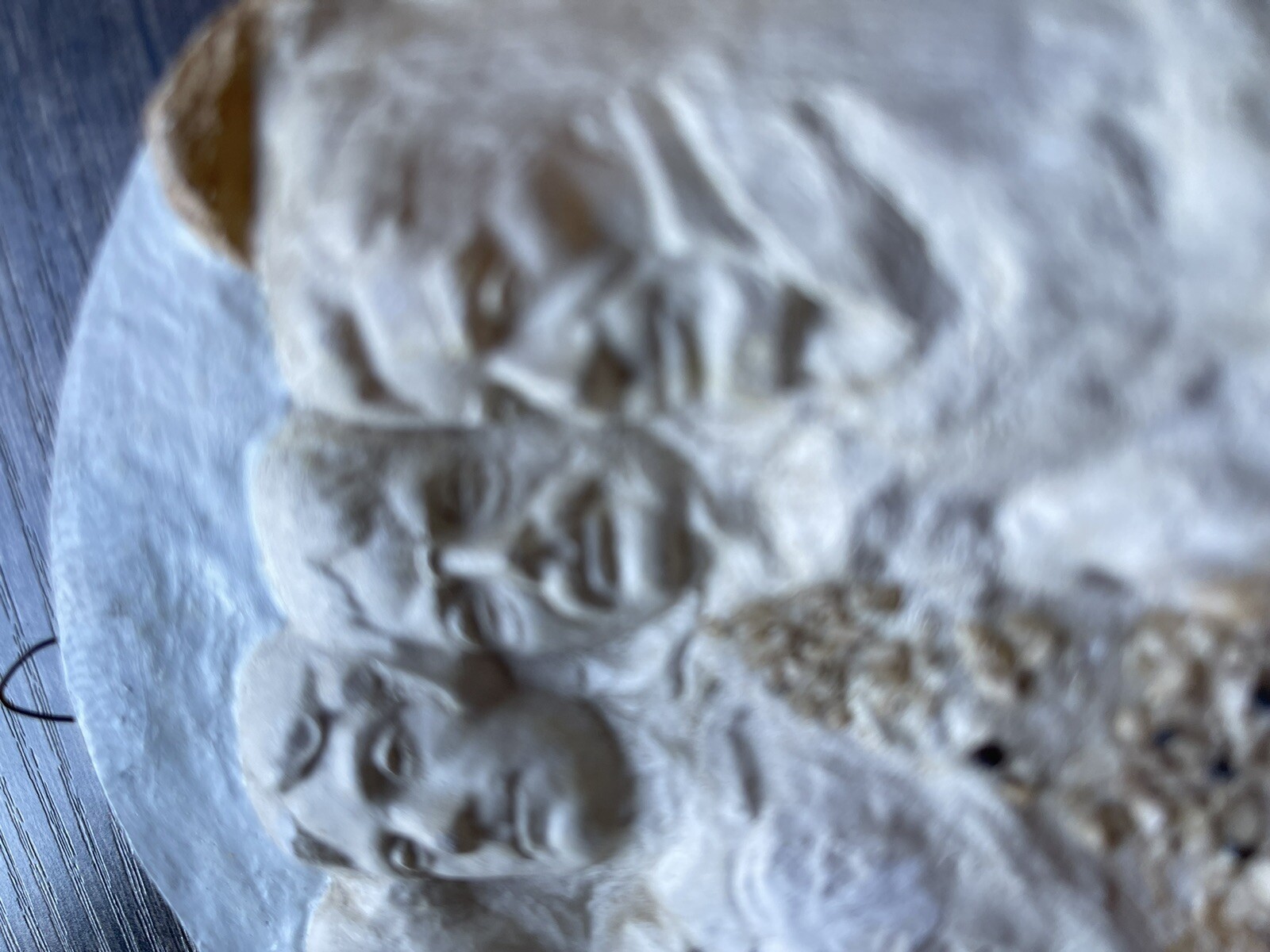 Vintage Souvenir Wall Plaque Mt Rushmore National Memorial Black Hills SD 1948