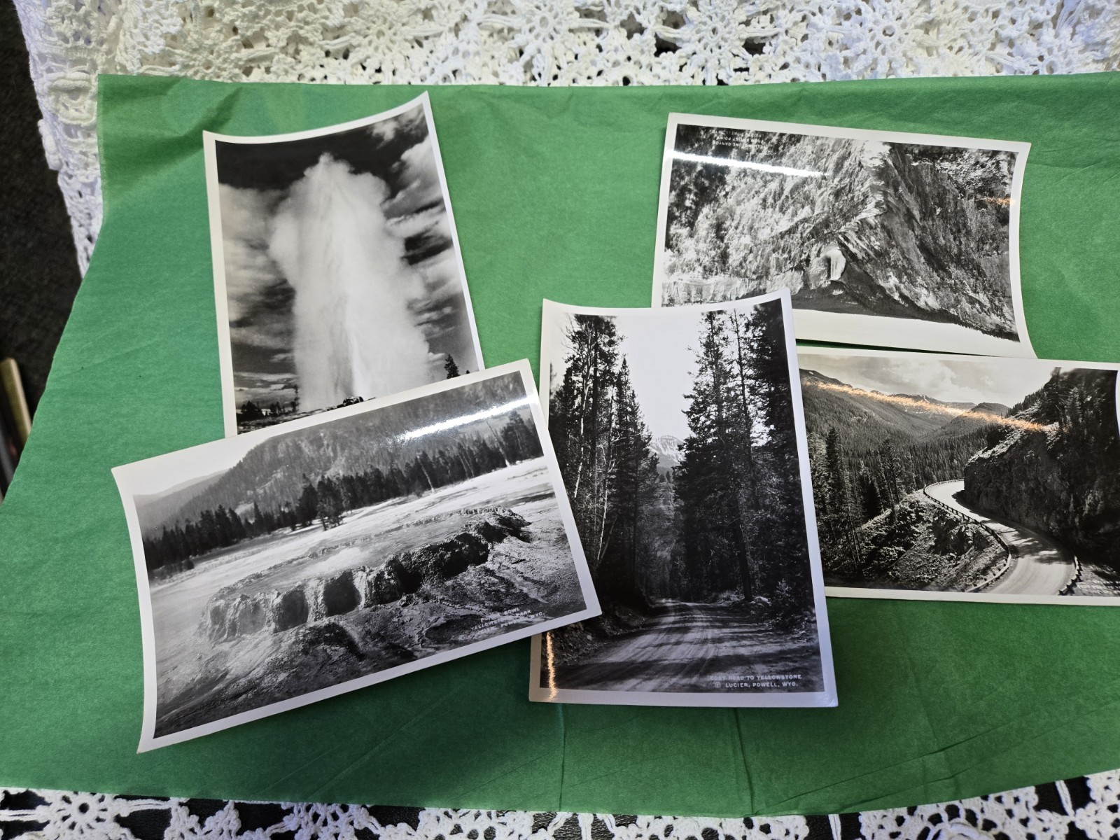 YELLOWSTONE NATIONAL PARK 29 photographs c1945 views B&W 4 x 6