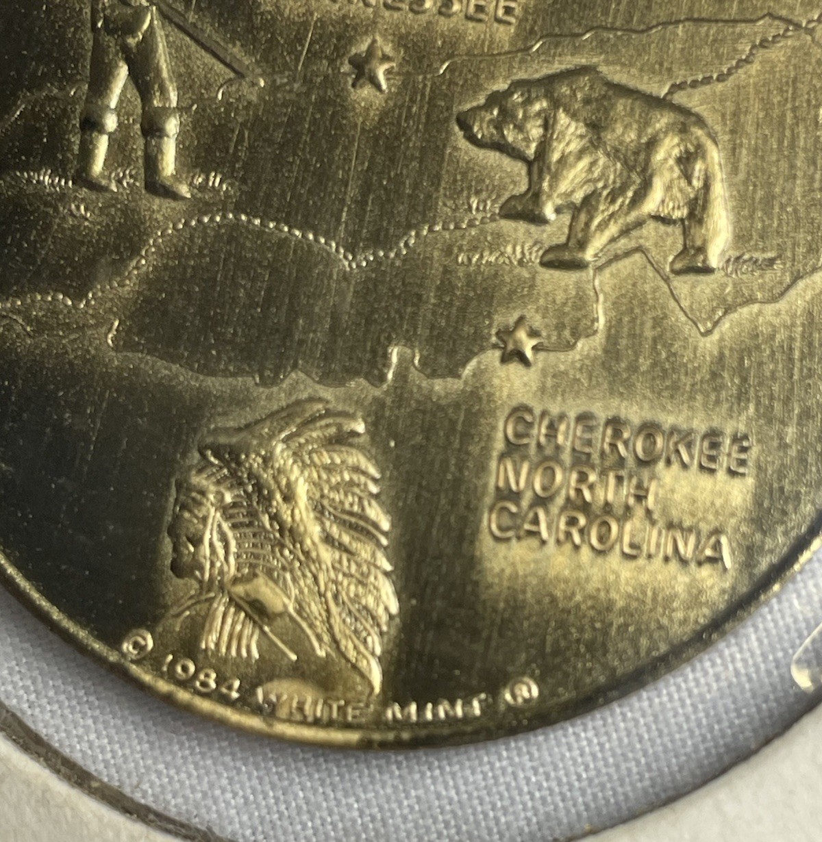 Great Smoky Mountain National Park 50th Anniversary Souvenir Coin – White Mint