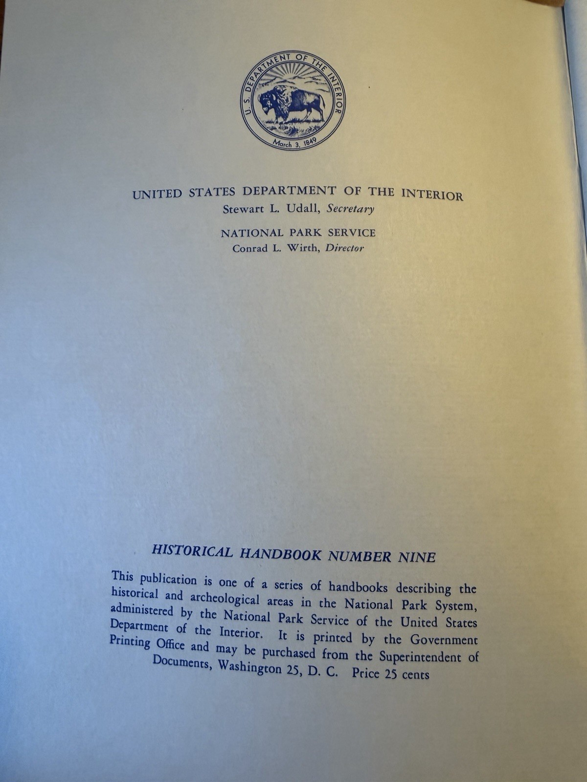 Vintage Gettysburg National Park Service Military Park Booklet 1962 Illustrated