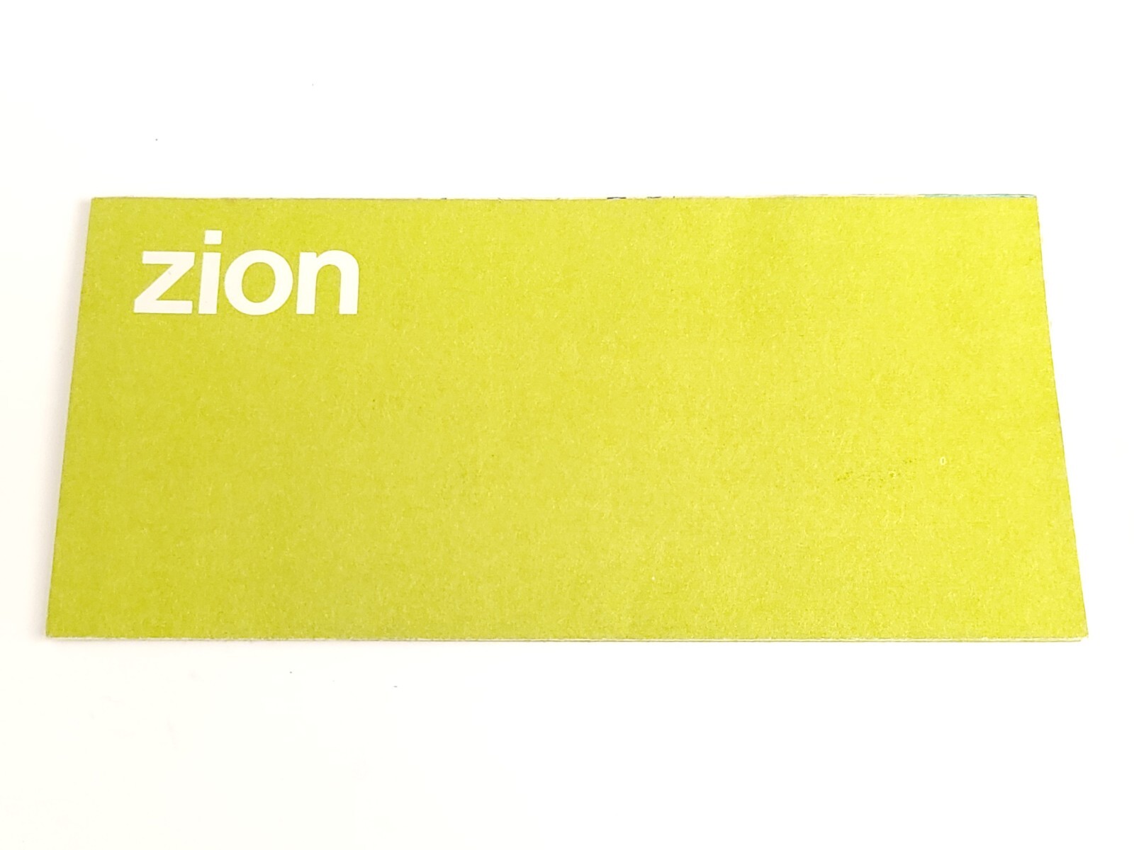 Vintage 1977 Zion National Park Utah Map Info Brochure Pamphlet