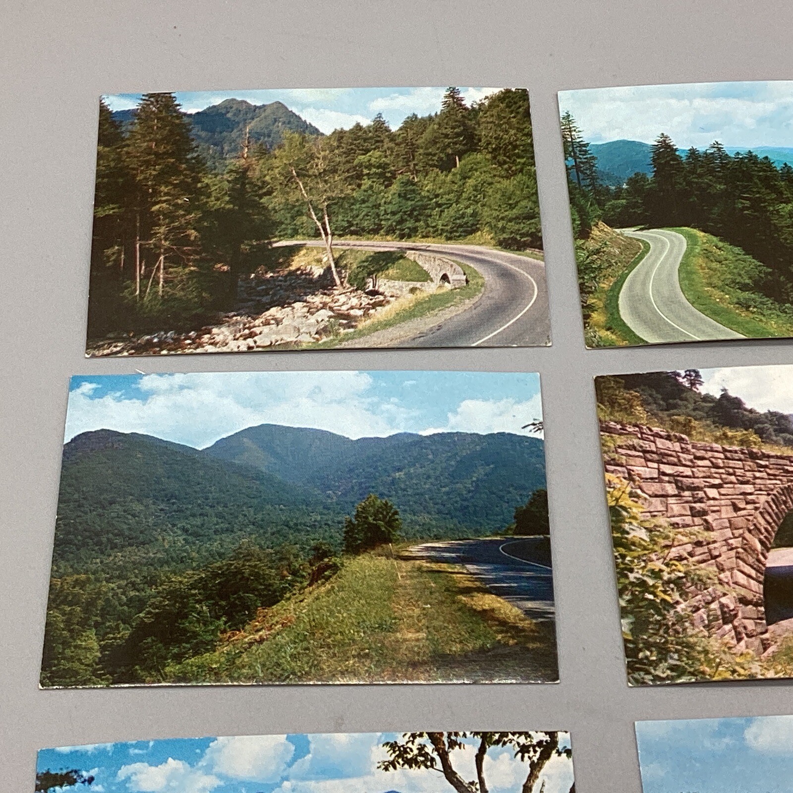 GREAT SMOKY MOUNTAINS NATIONAL PARK 2.5”x3.5” CLINE Card Travel Souvenir LOT x 8