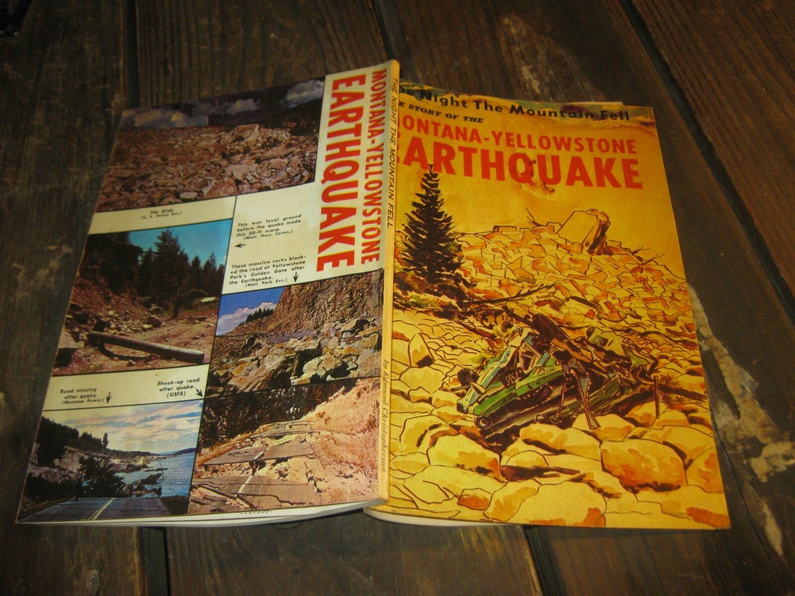 1962 Montana Yellowstone Earthquake book Night The Mountain Fell Christopherson