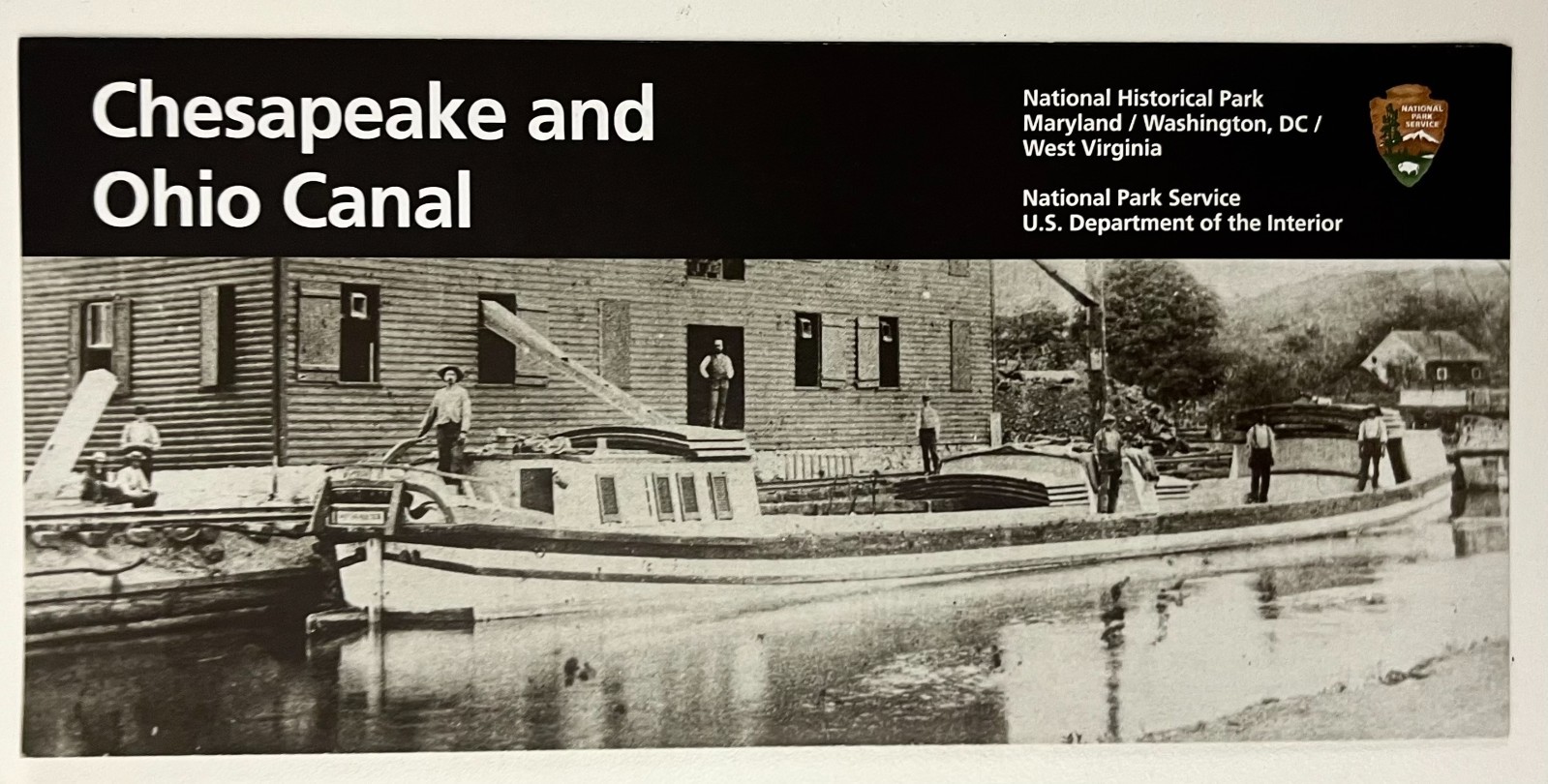 2017 Chesapeake Ohio Canal MD WV National Historic Park NPS Guide Brochure Map
