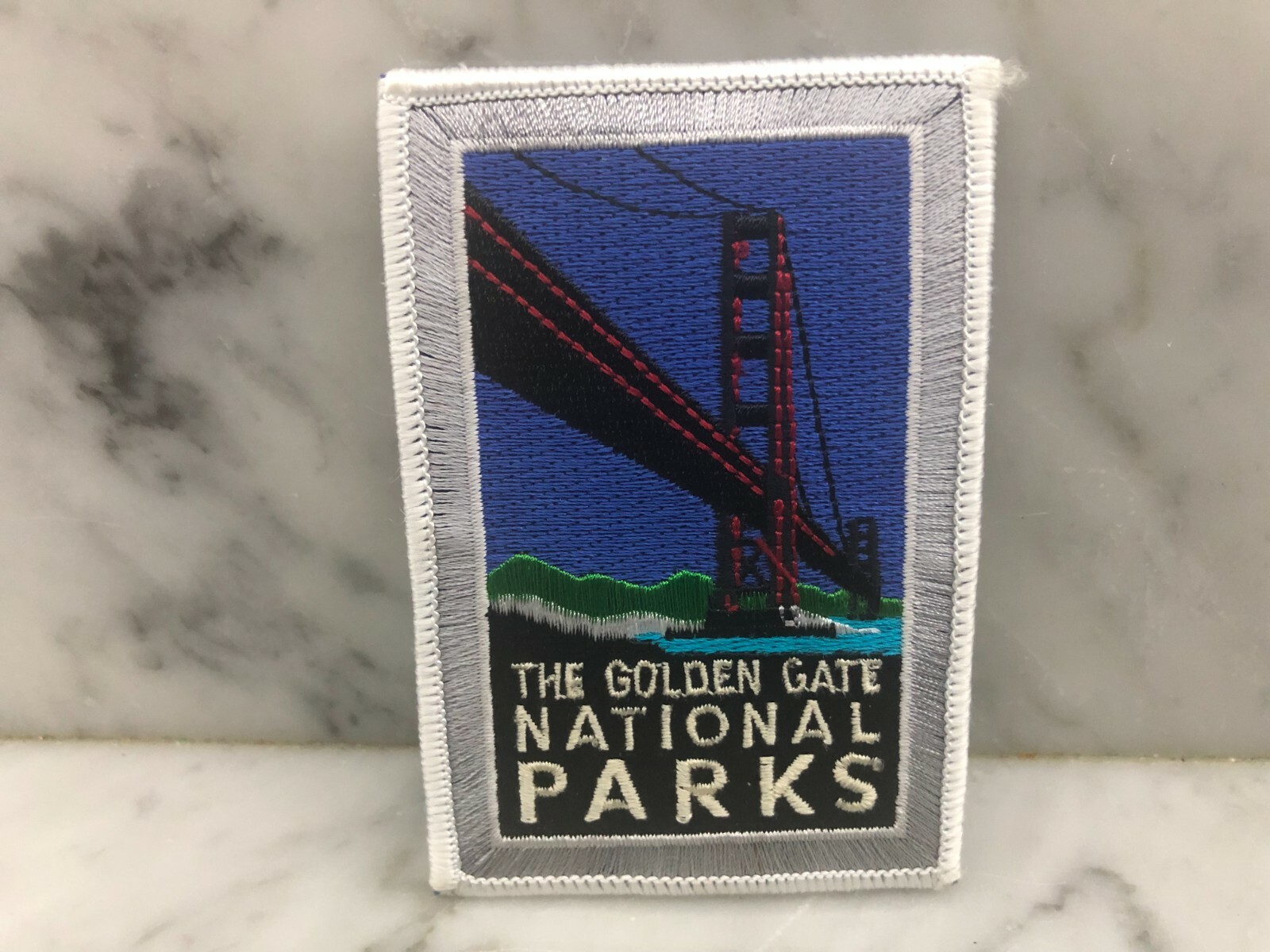 California THE GOLDEN GATE NATIONAL PARKS Patch (Golden Gate Bridge 3,5″ X 3″ A2