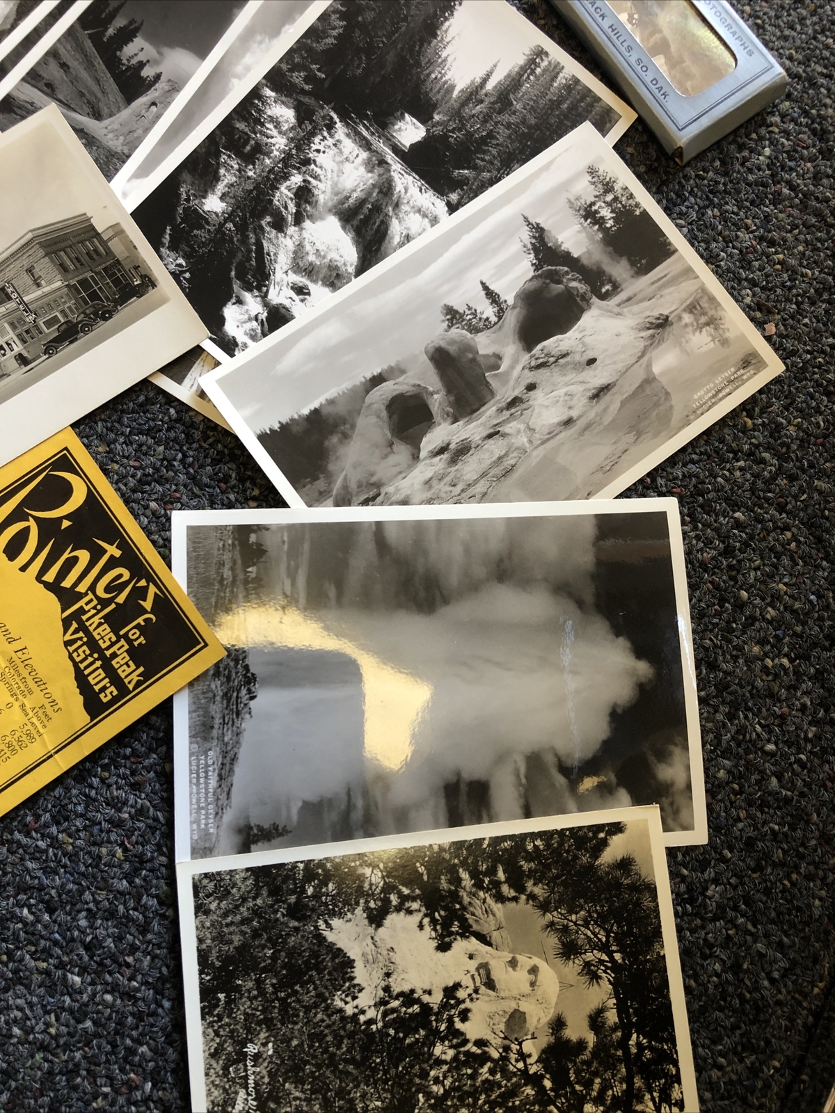 Vintage 1930’s National Parks Yellowstone Grand Teton Wind Cave Ephemera Lot 36
