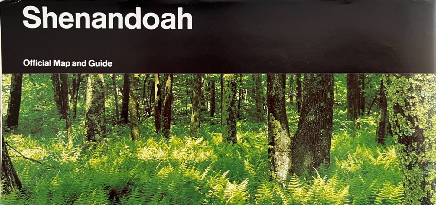 Vintage 2002 SHENANDOAH NP – VA NATIONAL PARK SERVICE UNIGRID BROCHURE/MAP