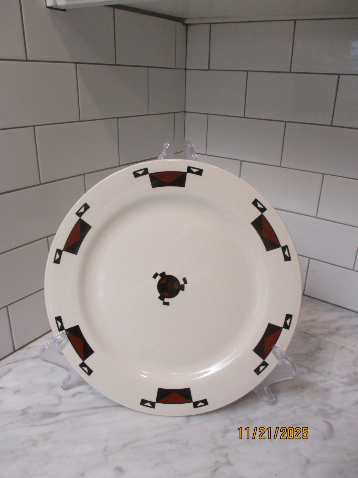 Vintage Yosemite AHWAHNEE Round Platter (12 Inches) Sterling China Co.