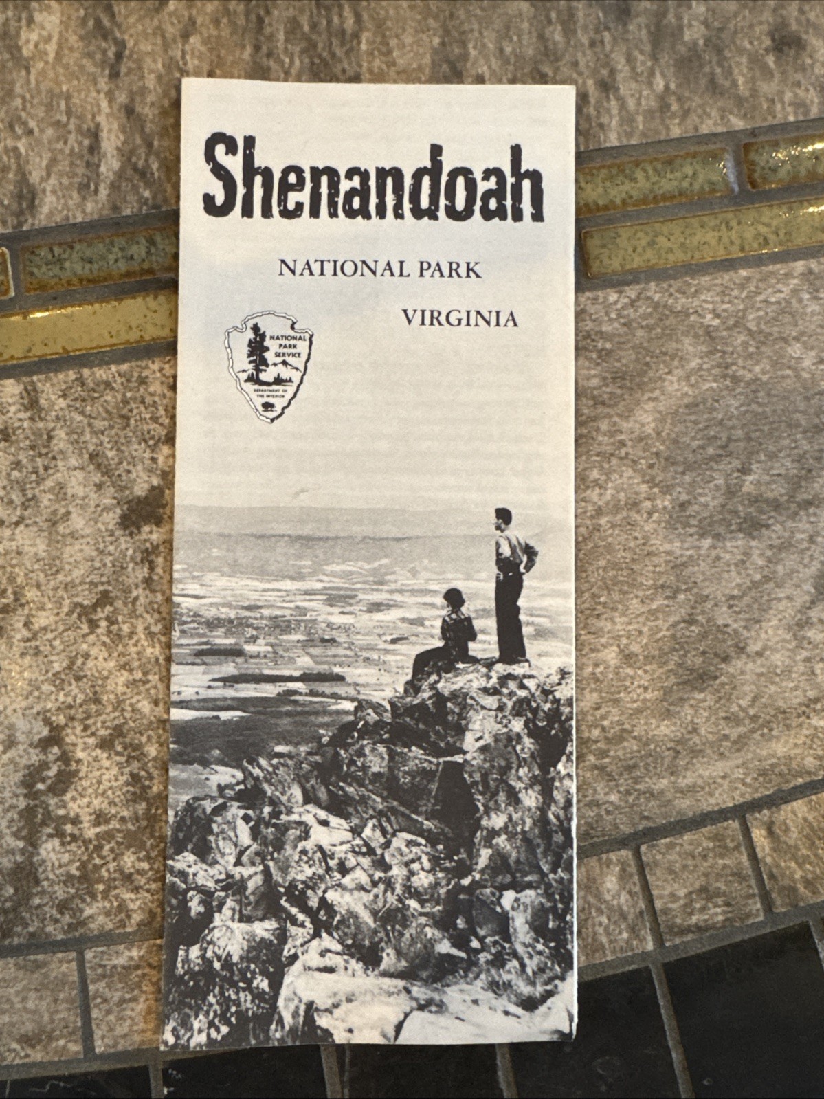 Vintage 1957 Shenandoah National Park Virginia Travel Motorists Guide Map