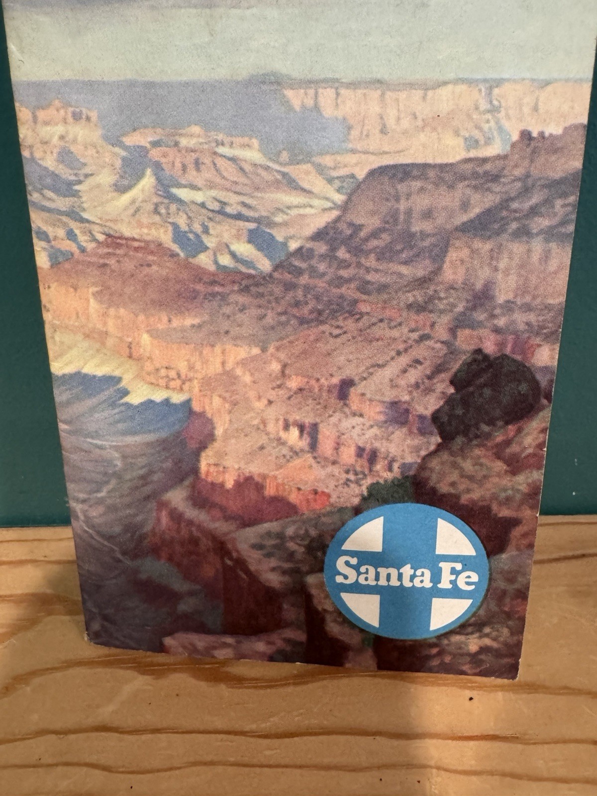 Santa Fe Railway Grand Canyon National Park, Arizona 1950s Travel Brochure