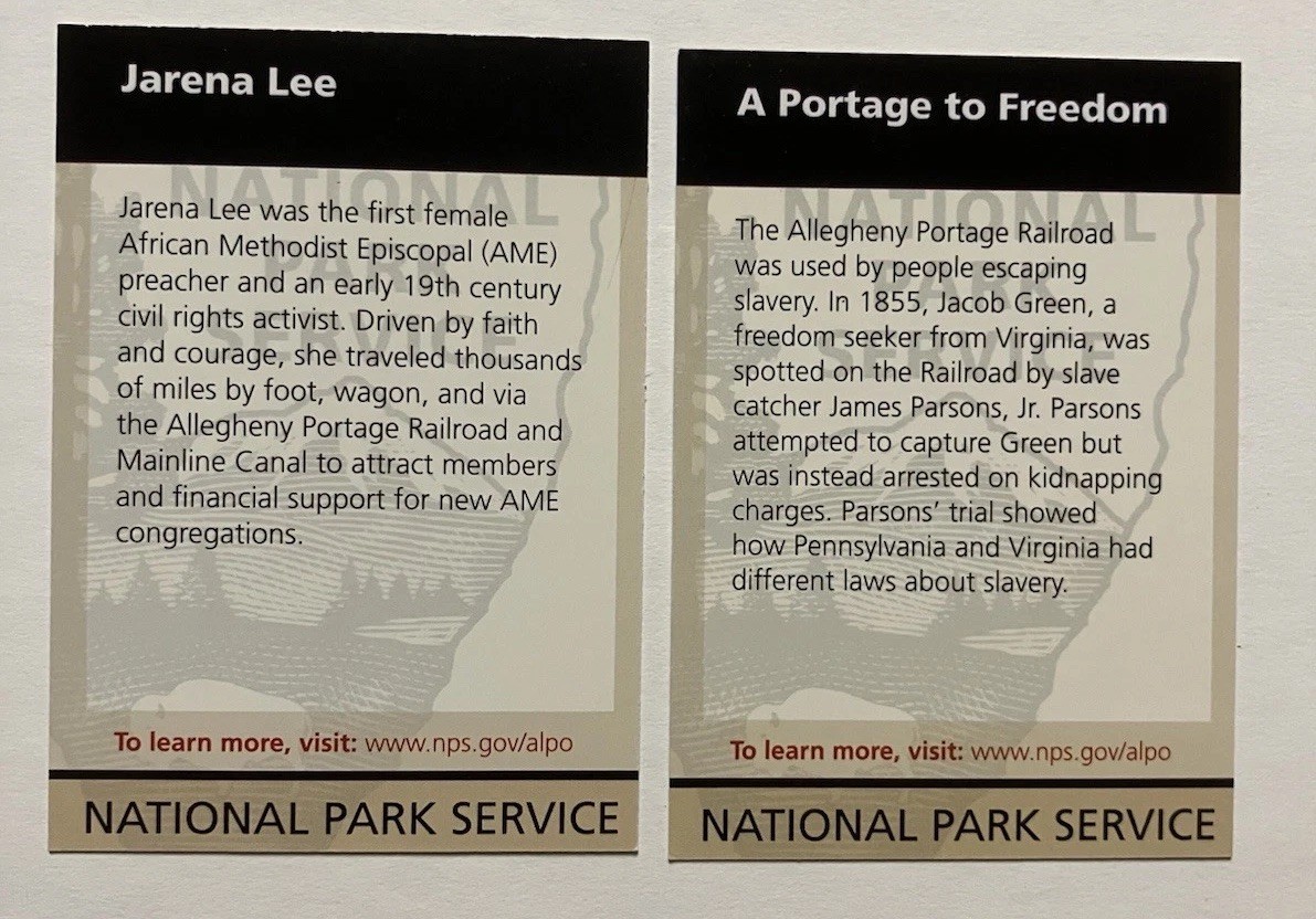 WASHINGTON PARKWAY ALL POST R R NATIONAL PARK CIVIL WAR CIVIL RIGHT TRADING CARD
