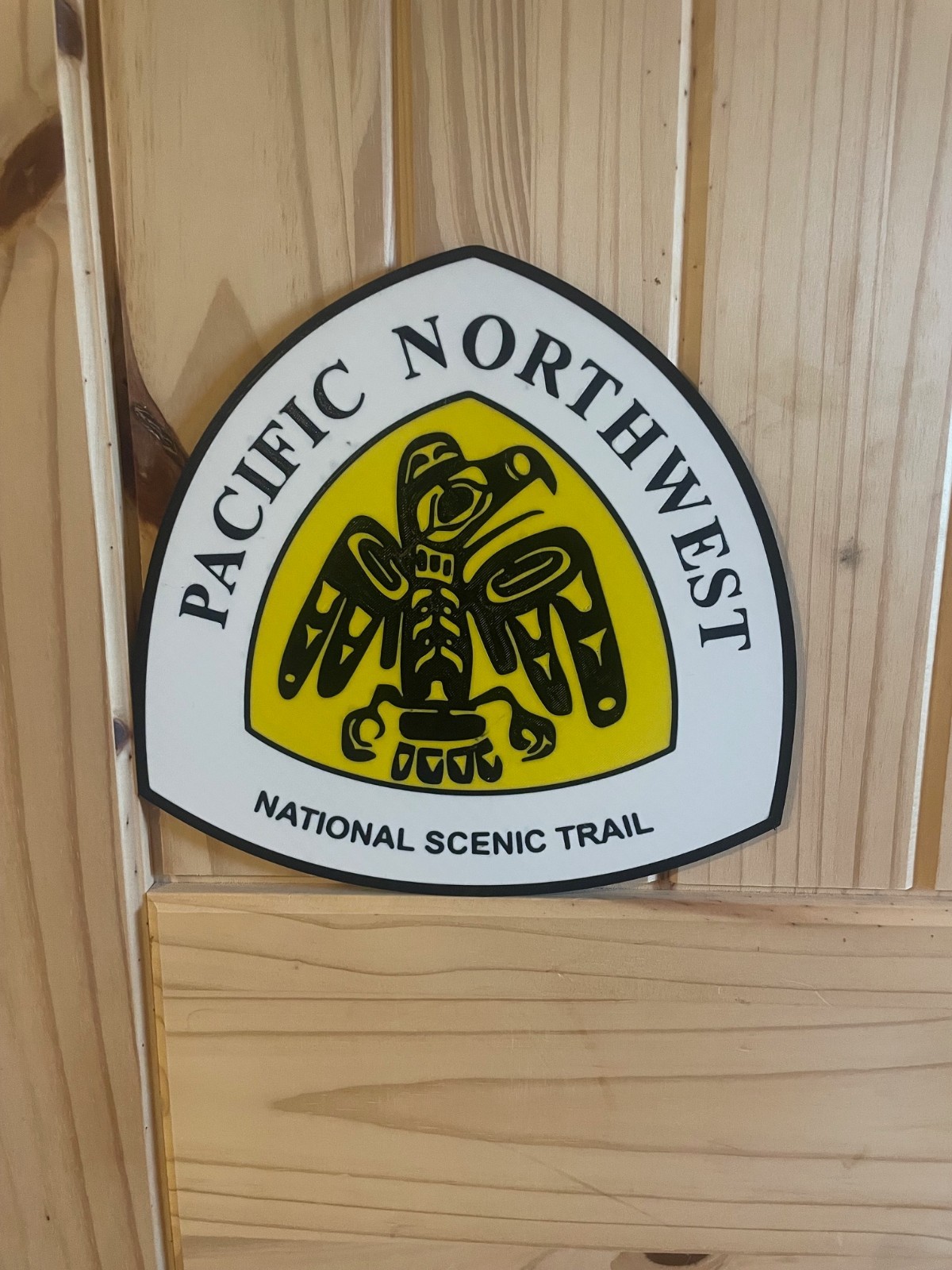 Pacific Northwest National Scenic Trail Sign Washington Montana Idaho Mountain
