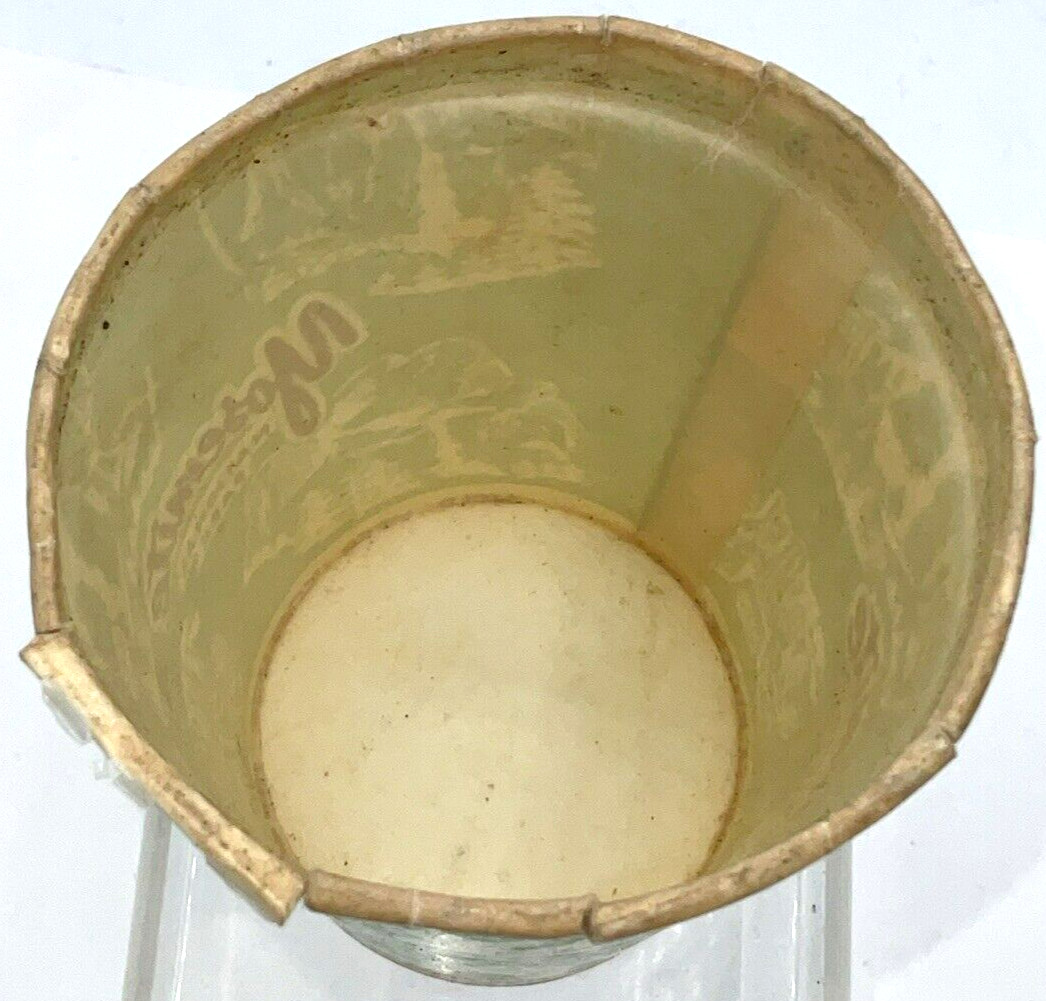 RARE Yosemite National Park Disposable Drink Lily Tulip Paper Cup True Ephemera