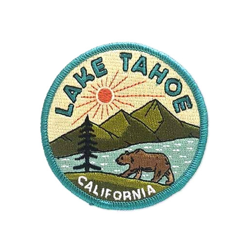 Lake Tahoe Patch Iron-On Applique Souvenir Gift
