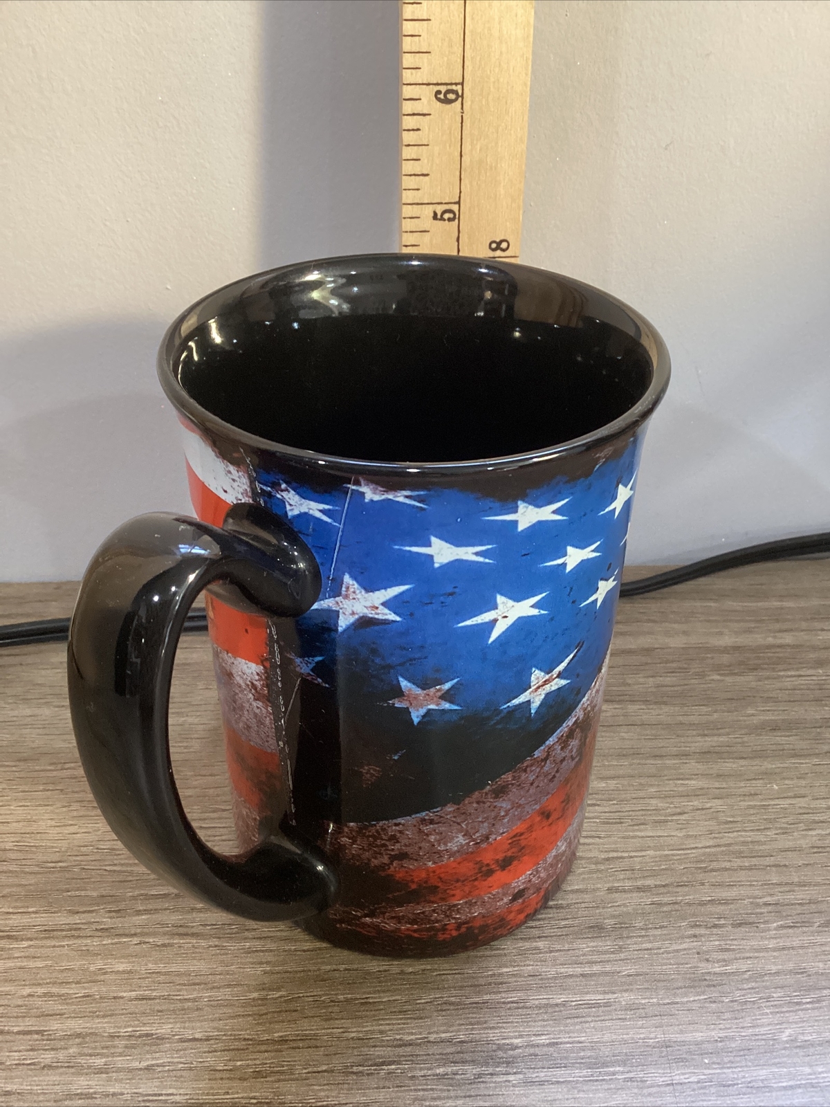 YELLOWSTONE NATIONAL PARK SOUVENIR MUG COFFEE CUP RED WHITE BLUE USA *F