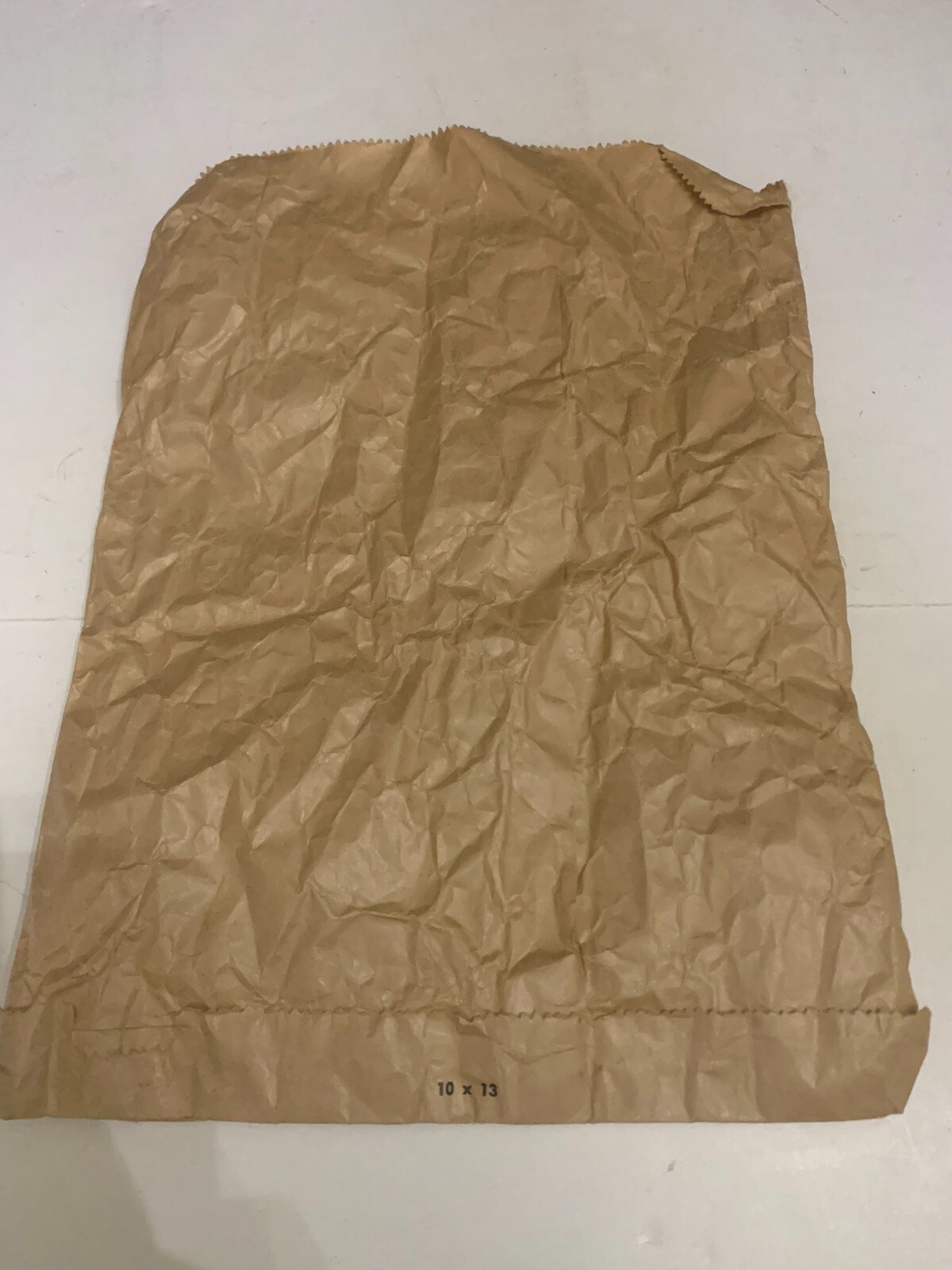 Vintage 1970’s National Park Service Brown Paper Litter Bag