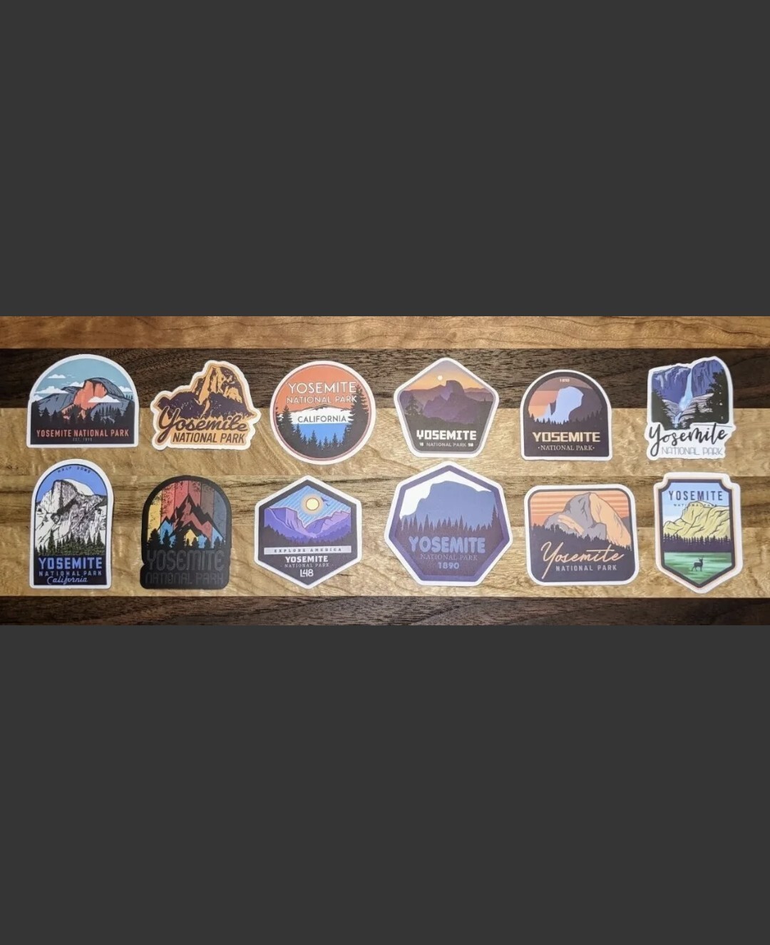 Yosemite 12 Pack Of Sticker Decals 3″