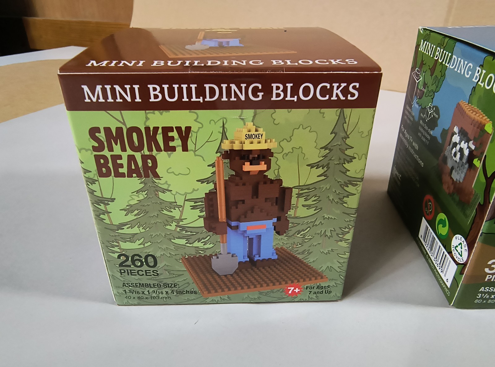 MINI Building Blocks US National Park Smokey Bear & Racoon NEW SEALED Boxes